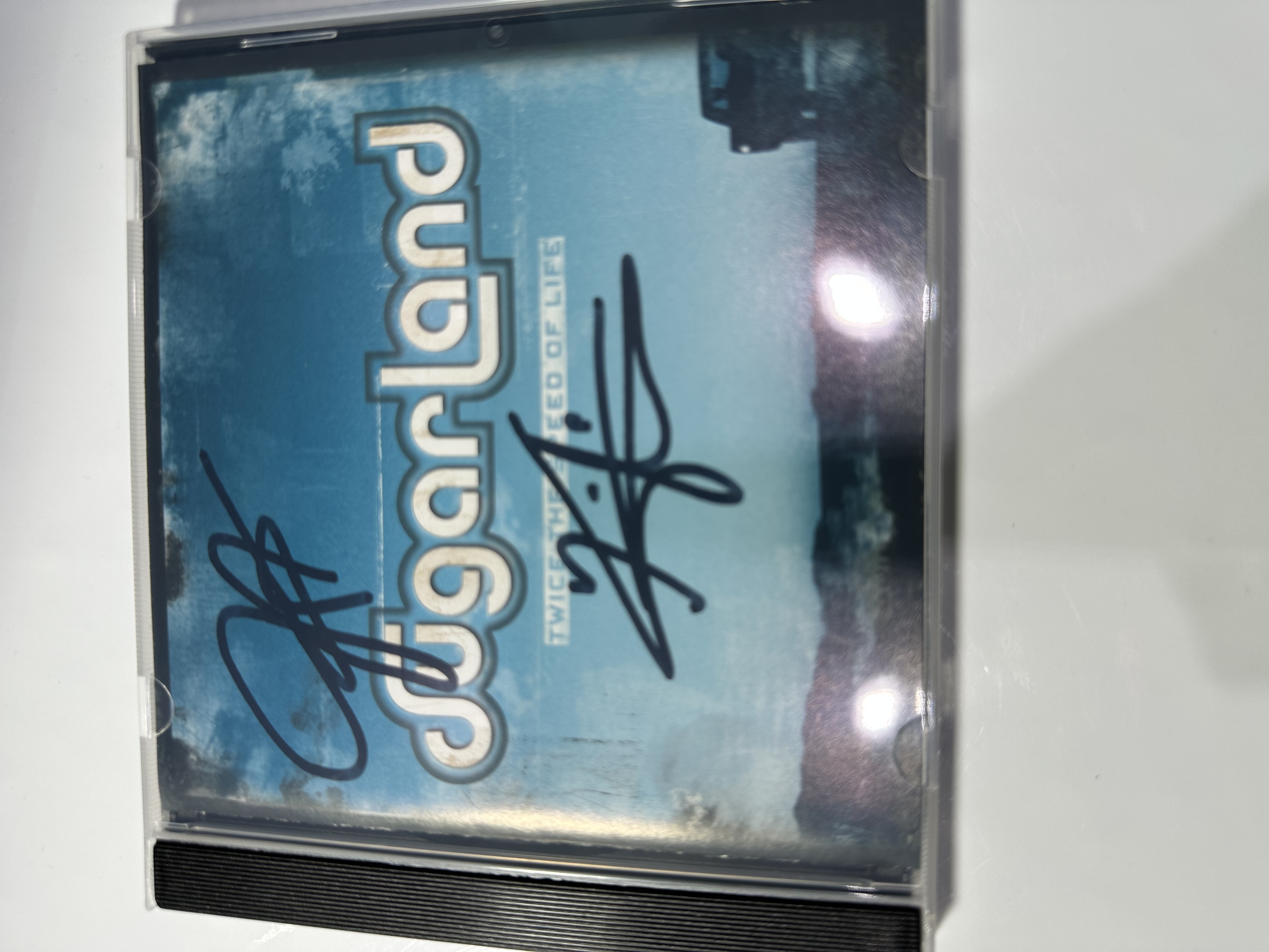 A1292 Sugarland twice the speed of life signed autographed CD