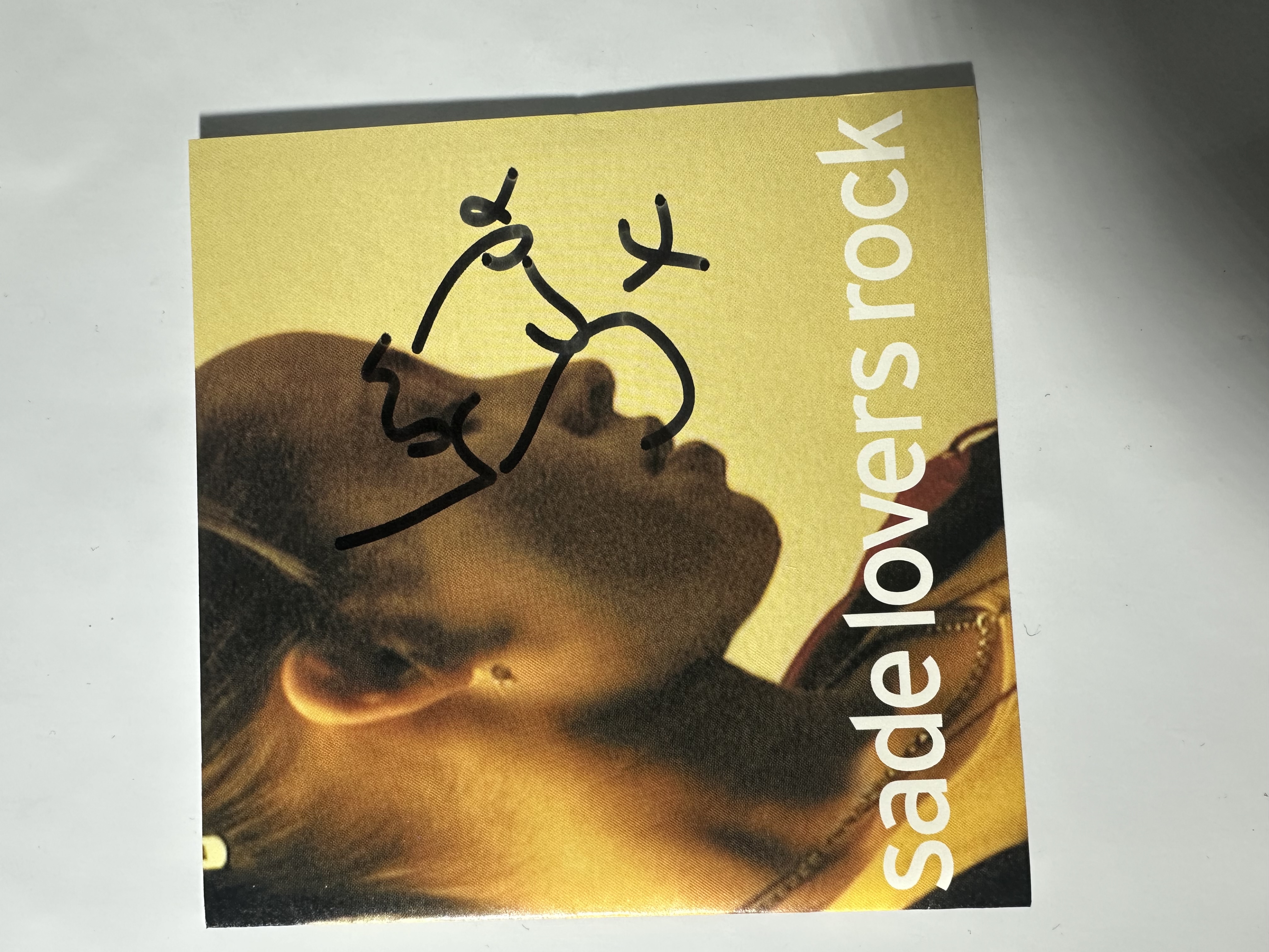 A2290 Sade lovers rock signed, autographed CD