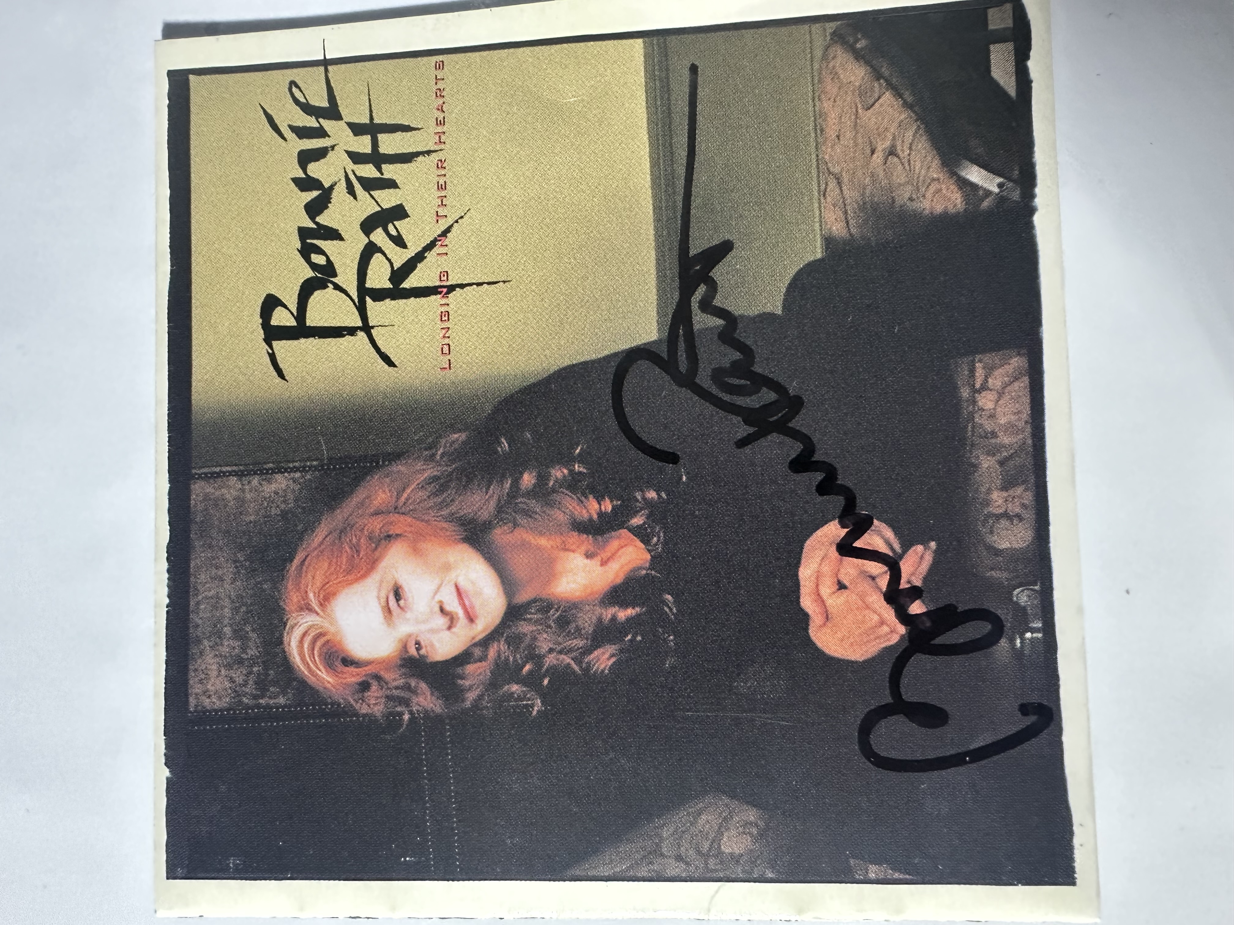 A2265 Bonnie Wright longing in their hearts, signed autograph CD booklet