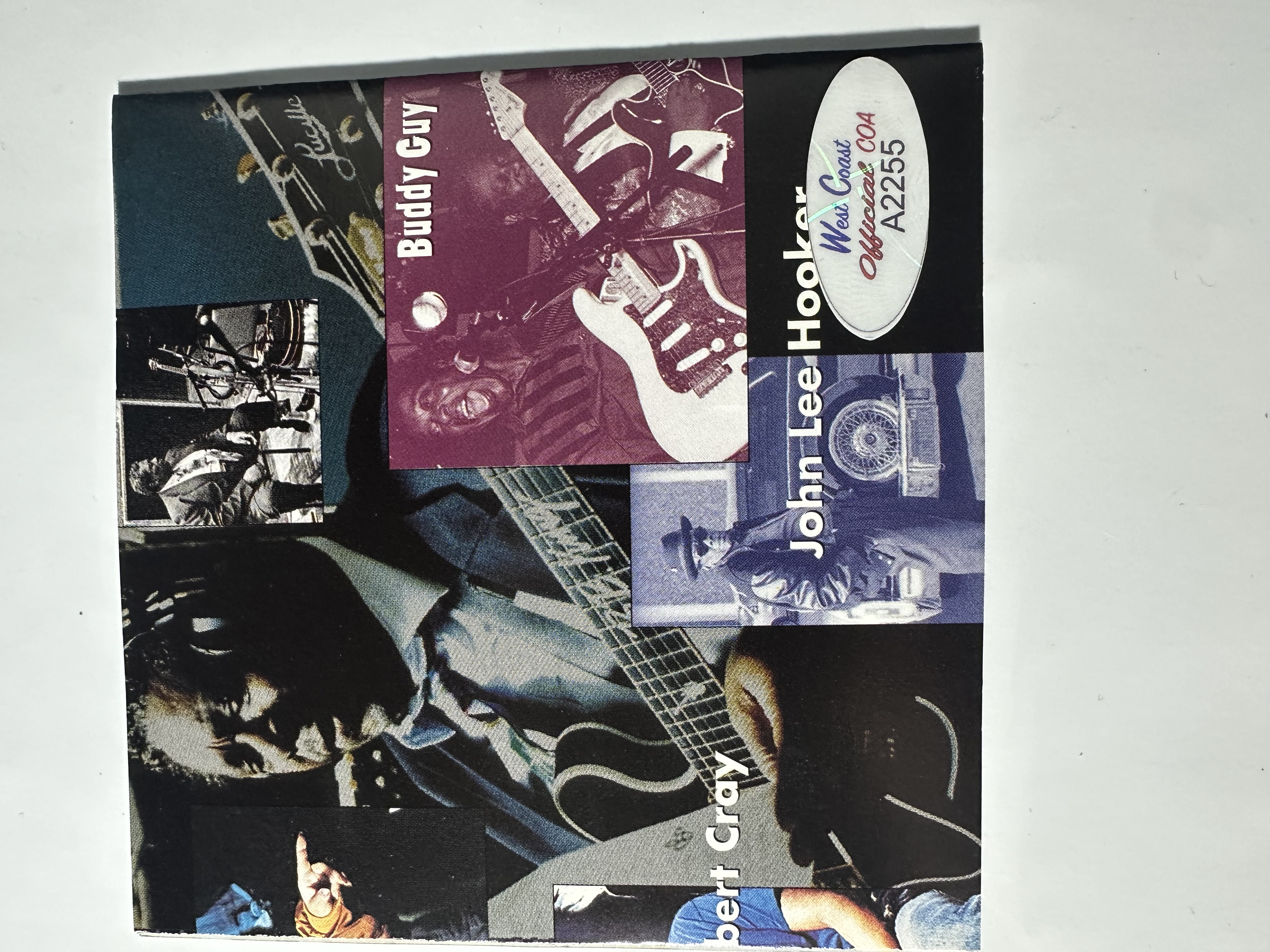 A2255 BB King blues Summit signed autograph CD booklet