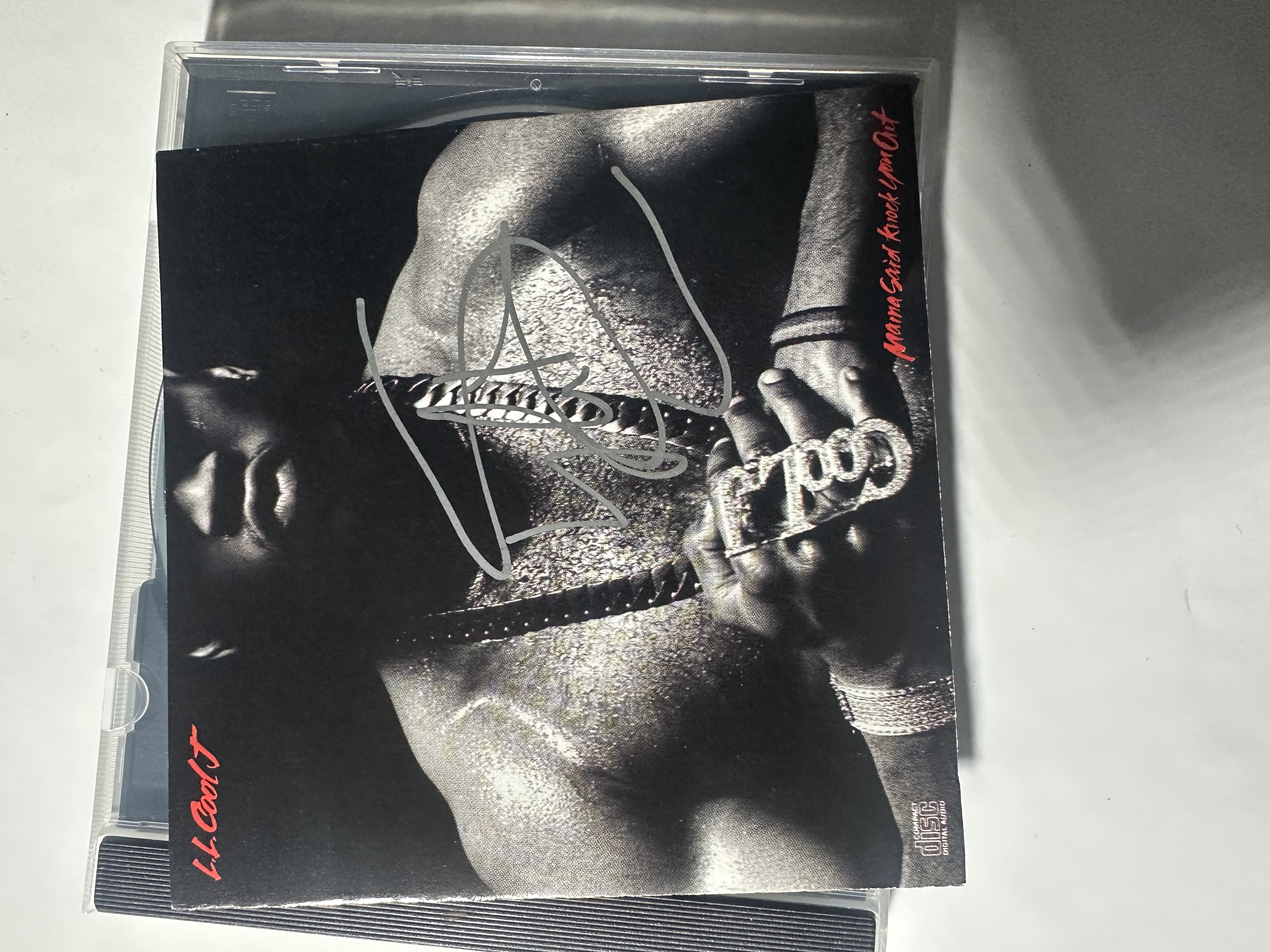 A1207 LL Cool J mama said knock you out signed autograph CD booklet
