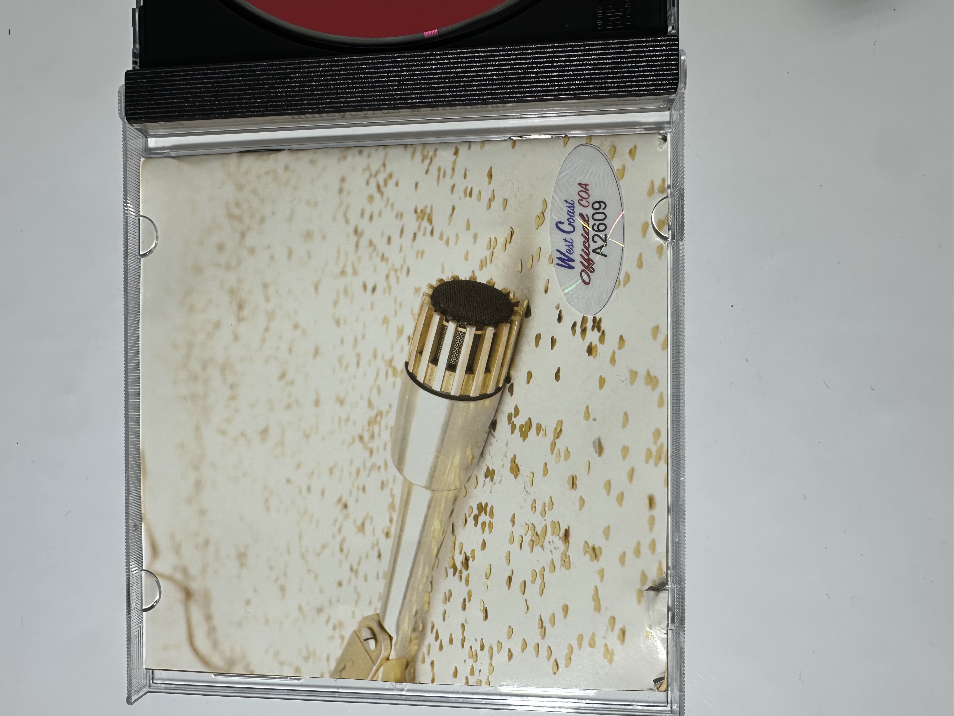 A2609 Miley Cyrus breakout signed autographed CD booklet