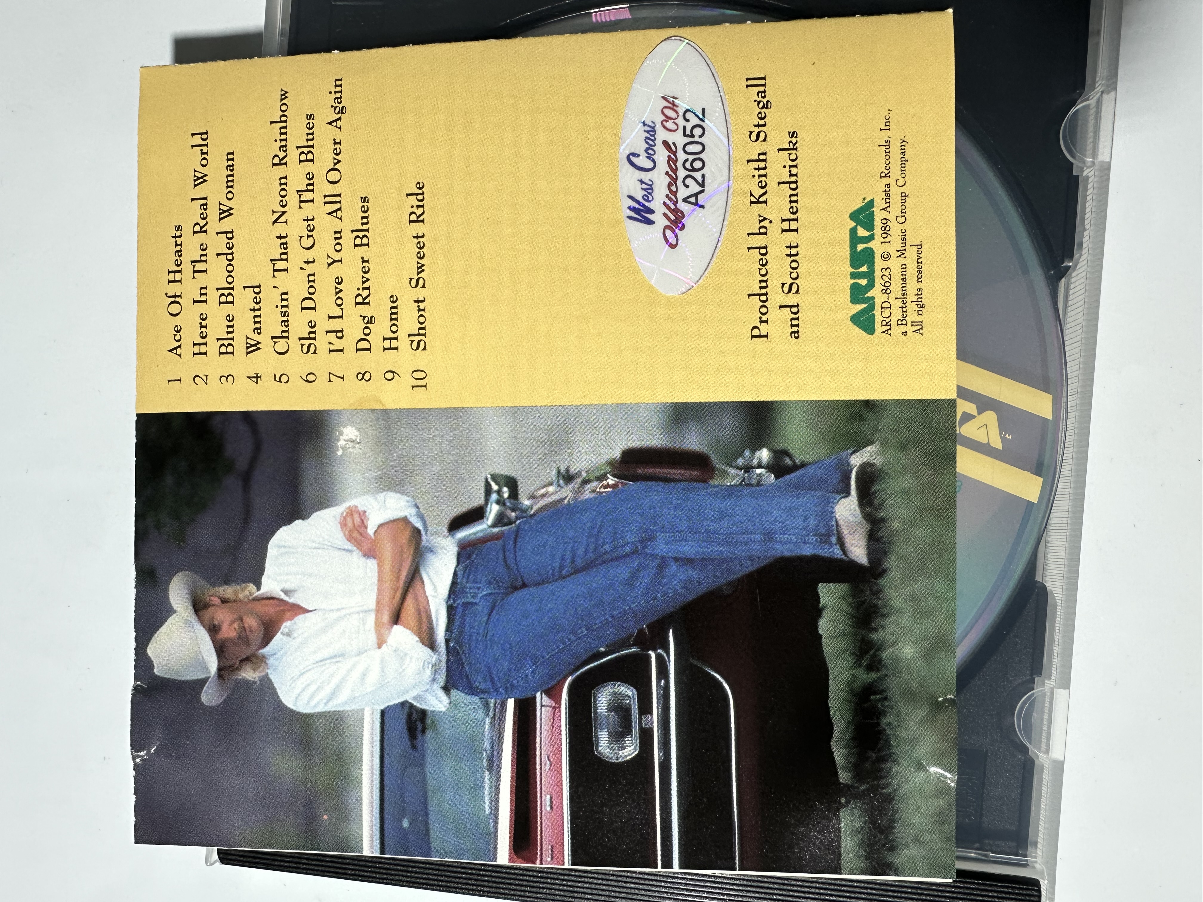 A26052 Alan Jackson here in the real world signed autograph CD booklet