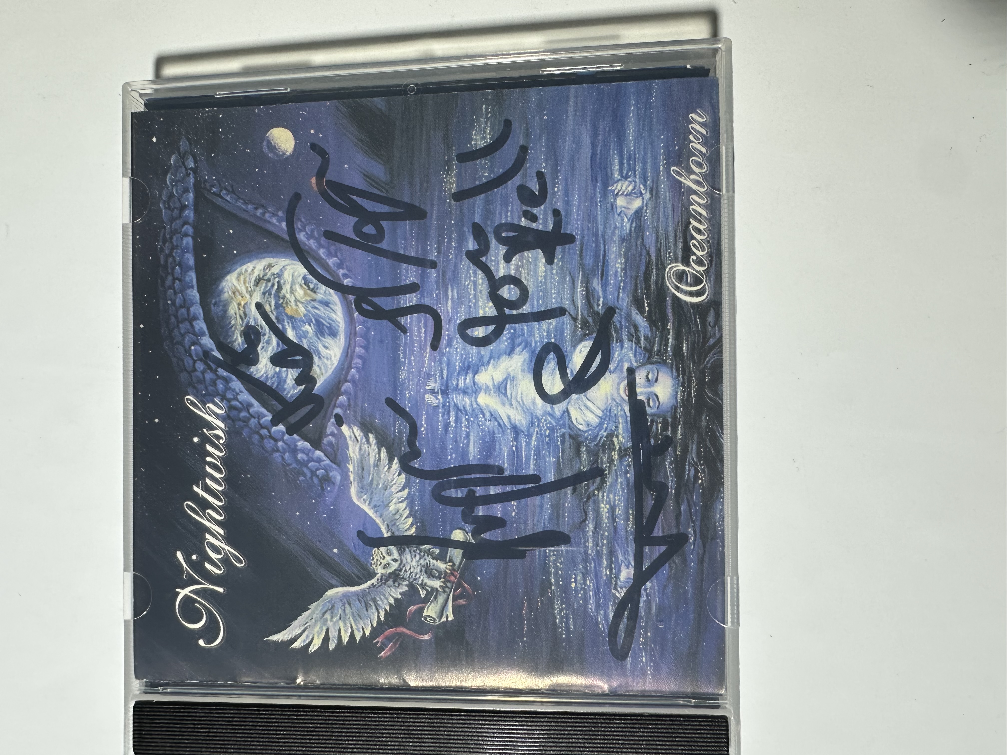 A26010 Nightwish Oceanborn signed autograph CD booklet signed by full band