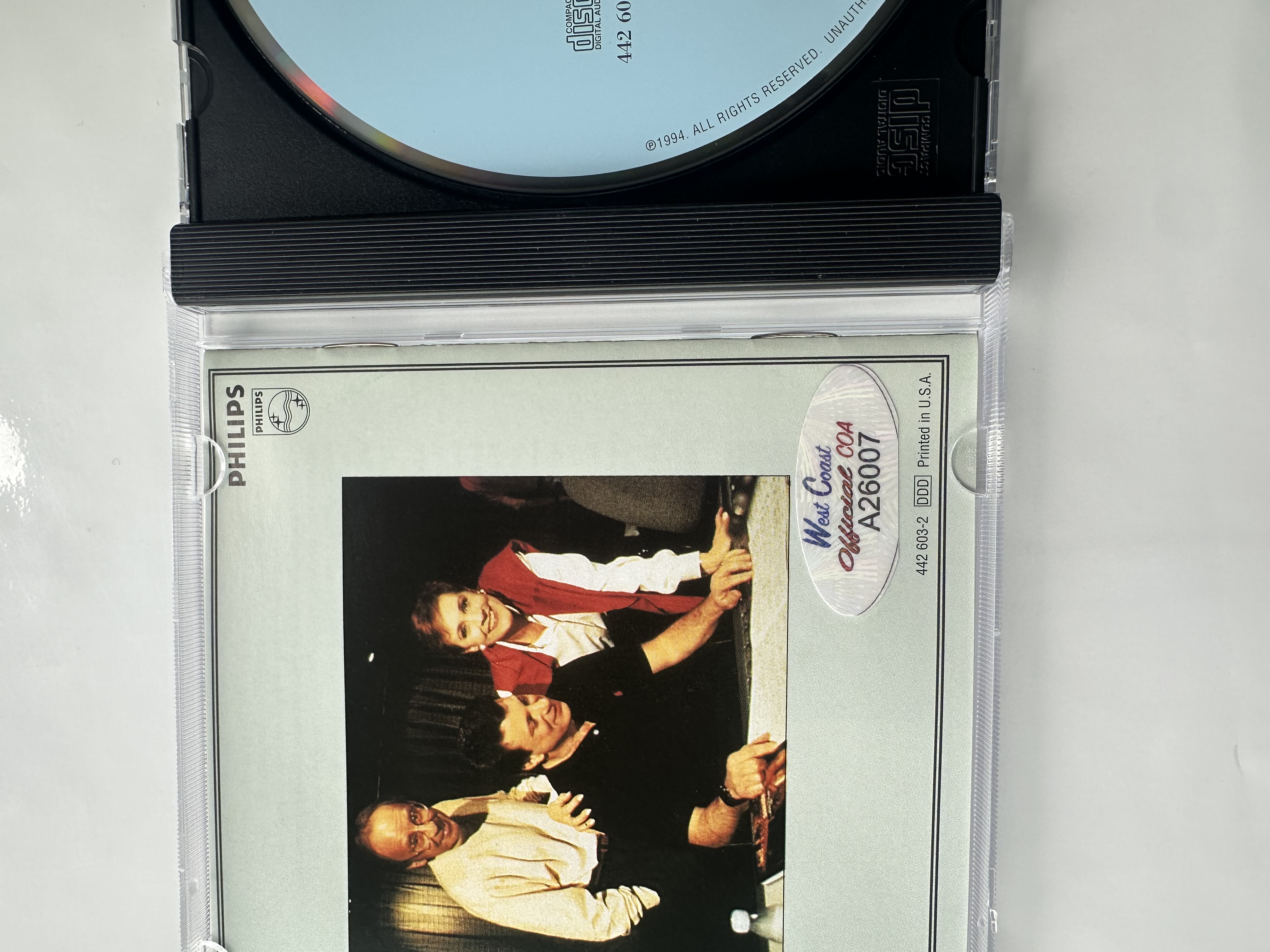 A26007 Julie Andrews Broadway signed autograph CD