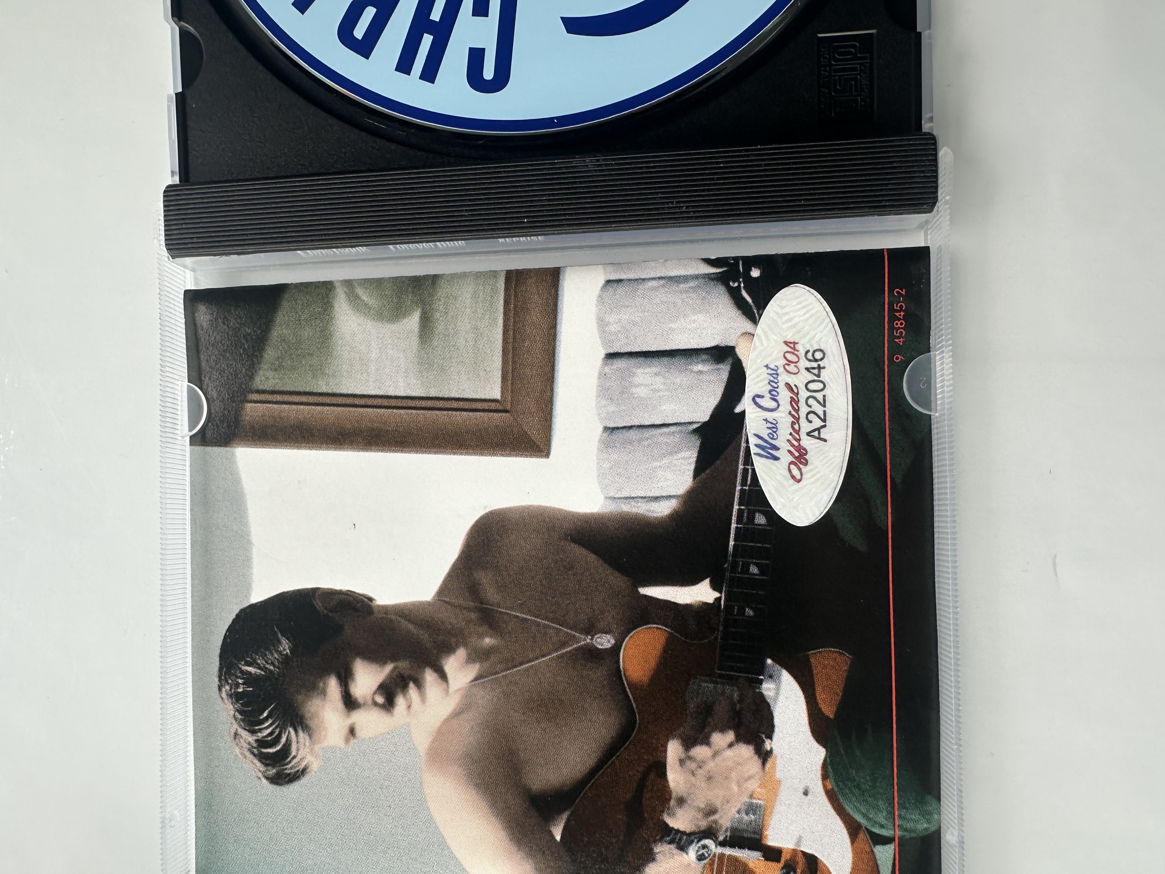 A22046 Chris Isaac forever blue signed autographed CD