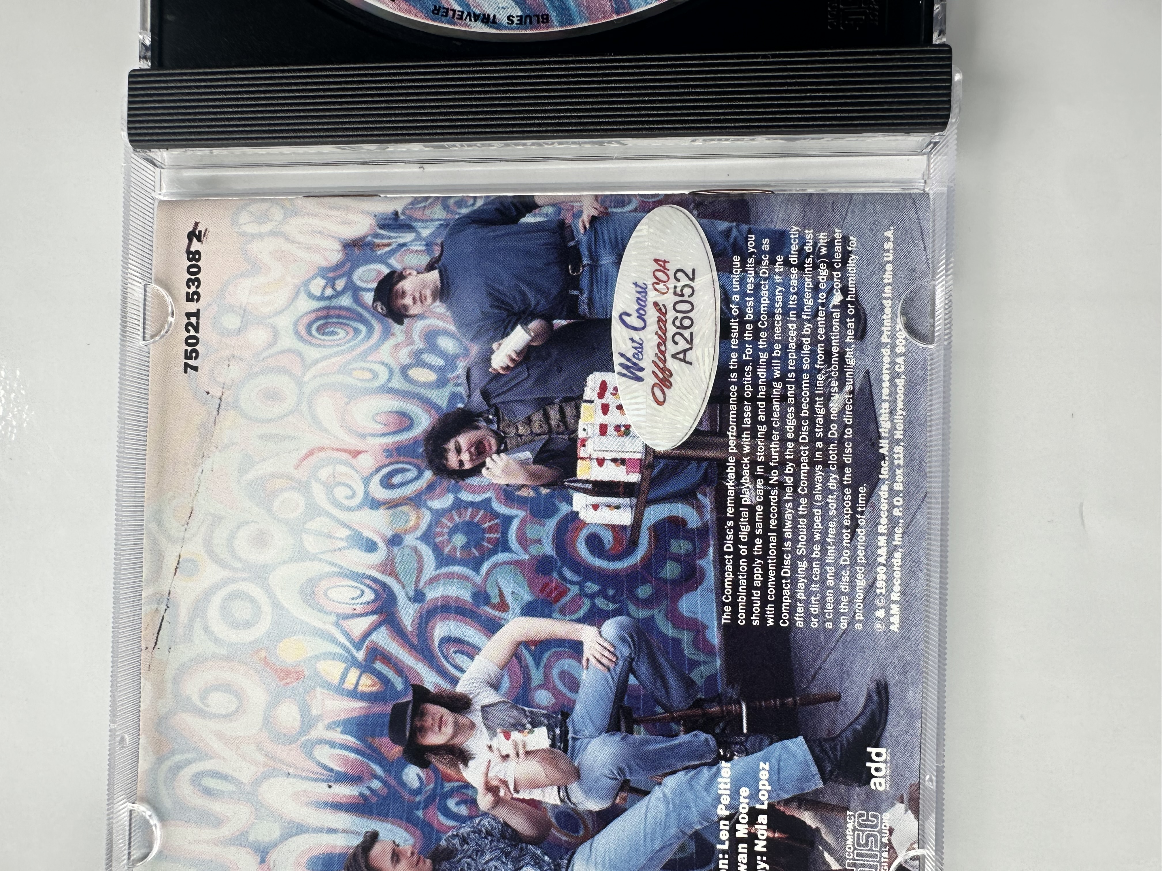 A26052 blues Travelers signed autograph CD signed by John Popper