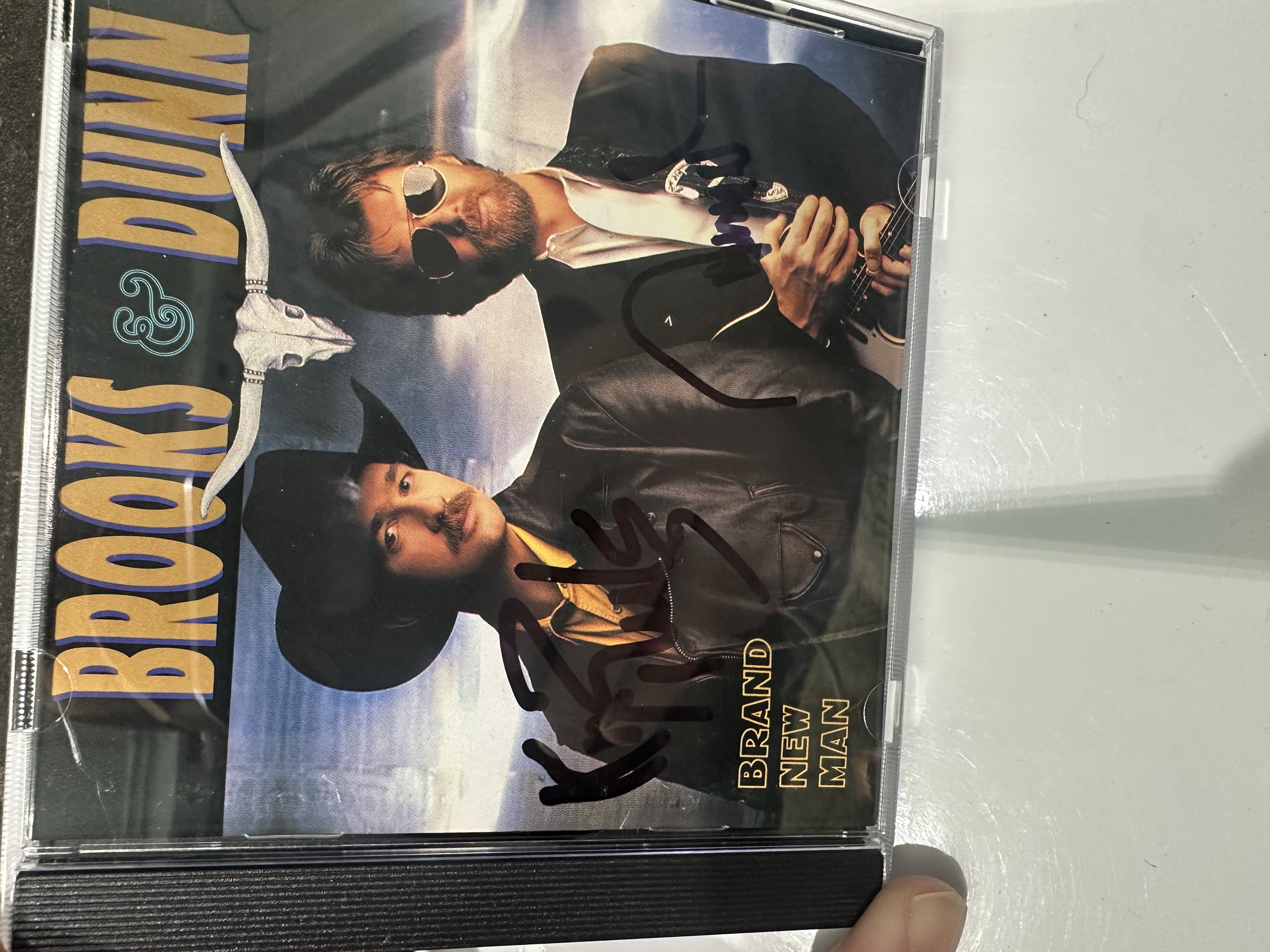 A22085 Brooks and Dunn brand new man signed autographed CD