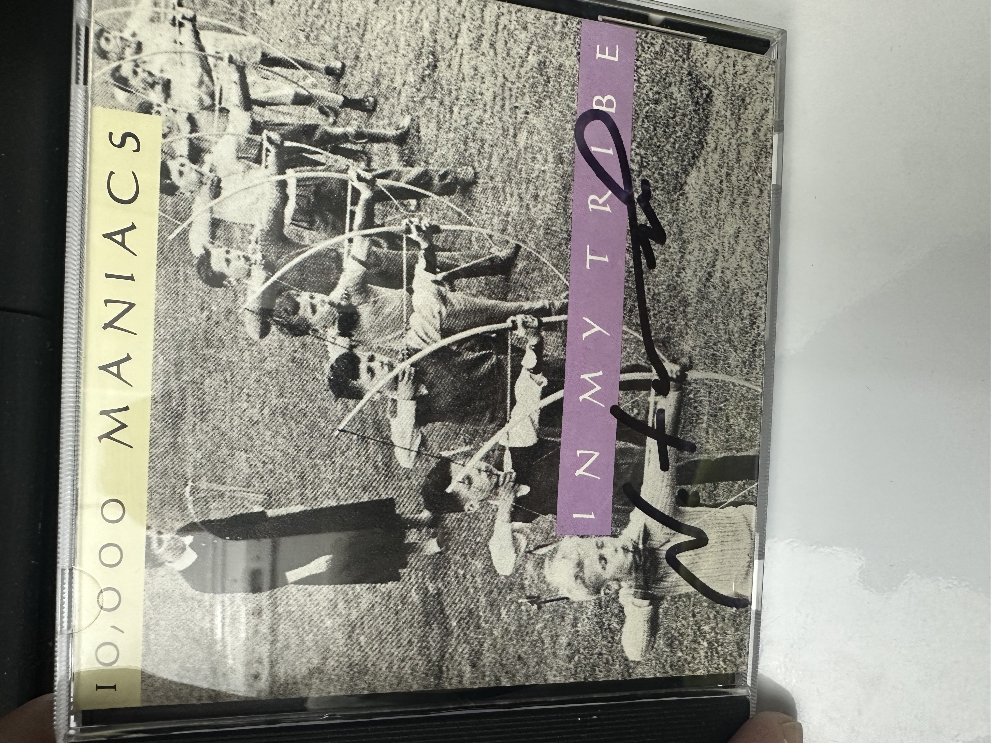 A2240 10,000 maniacs in my tribe, signed autographed CD signed by Natalie Merchant