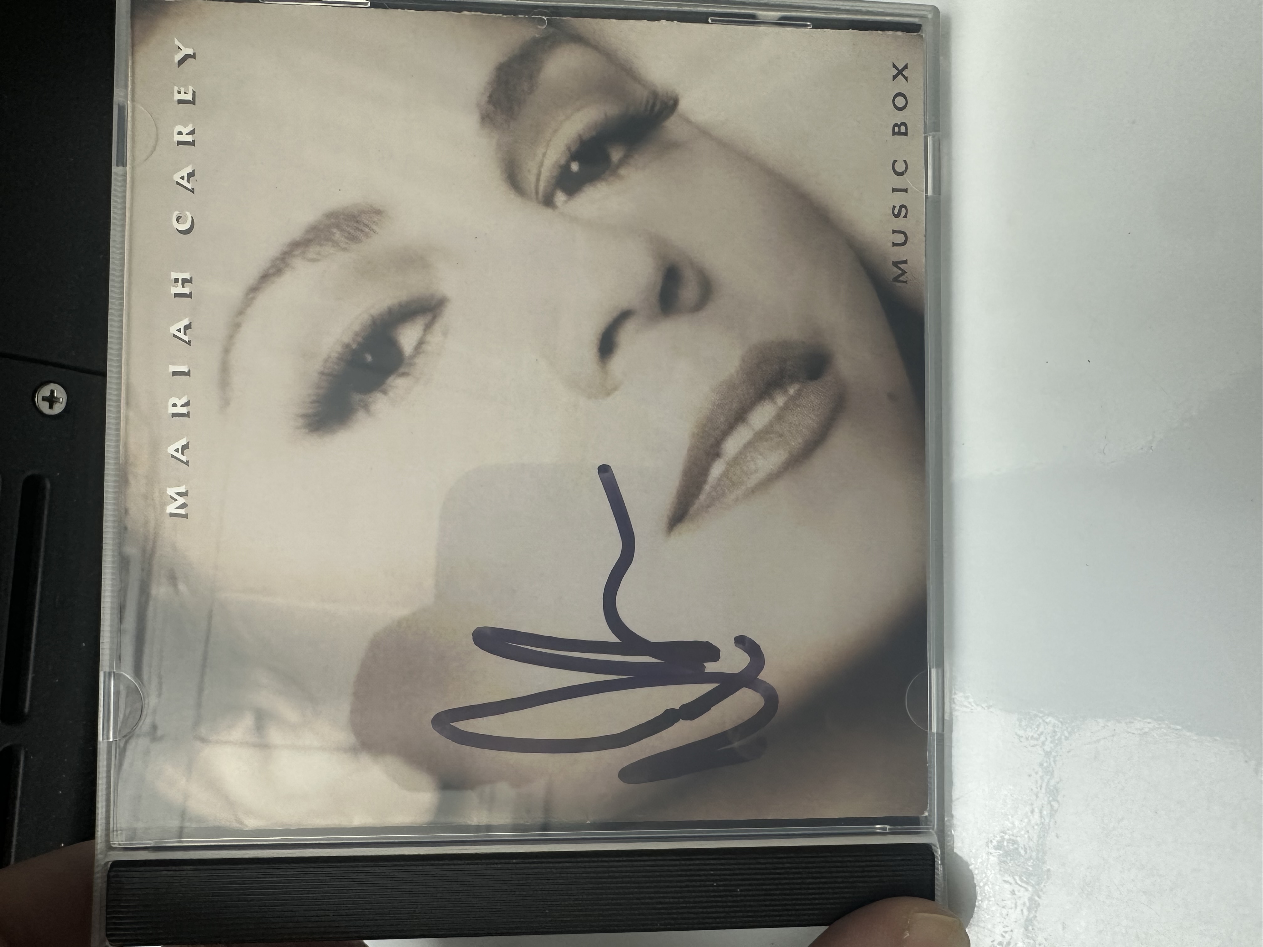 A2236 Mariah Carey music box signed autographed CD by Mariah Carey
