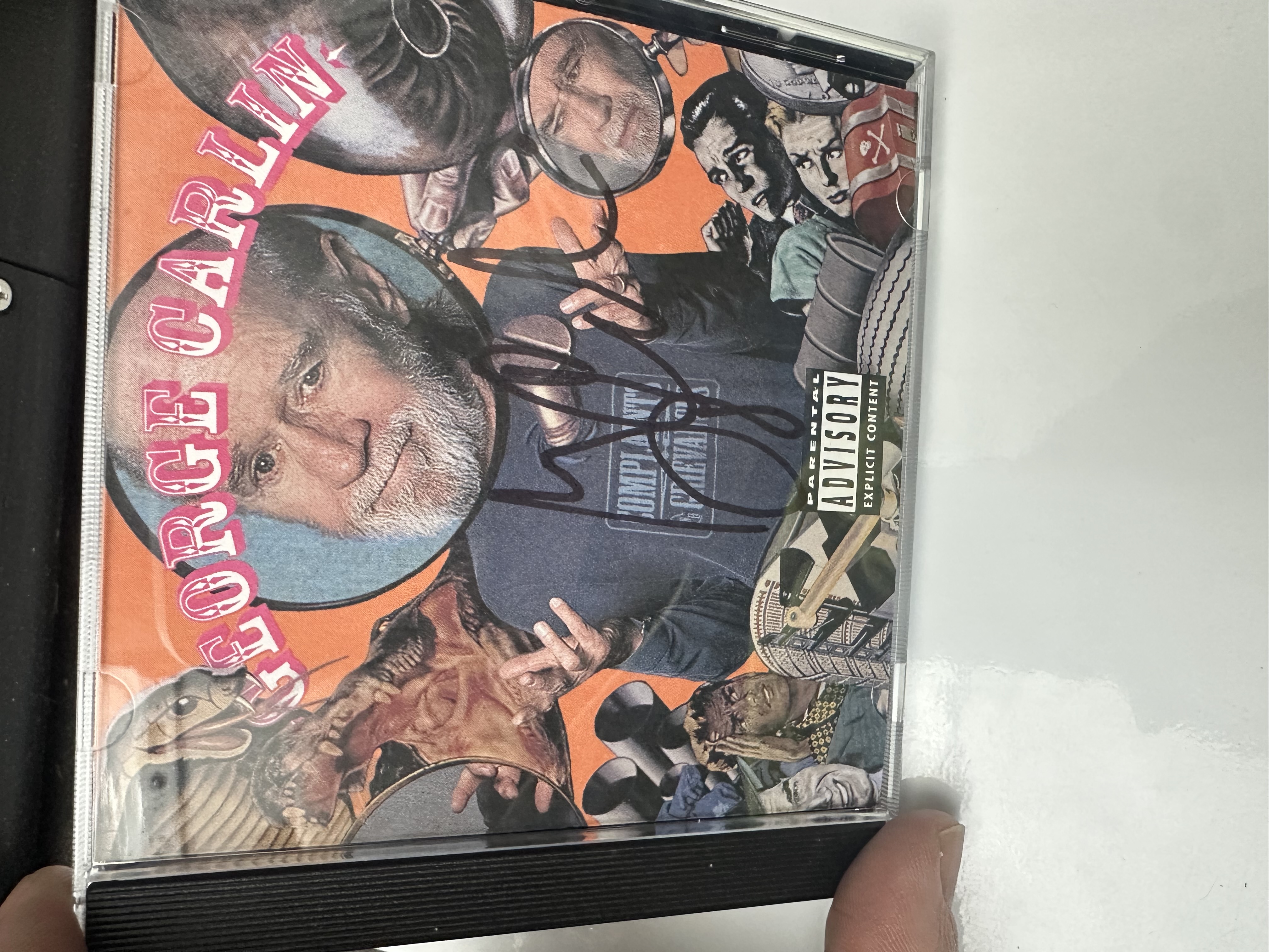 A2234 and George Carlin complaints and grievances signed autographed C