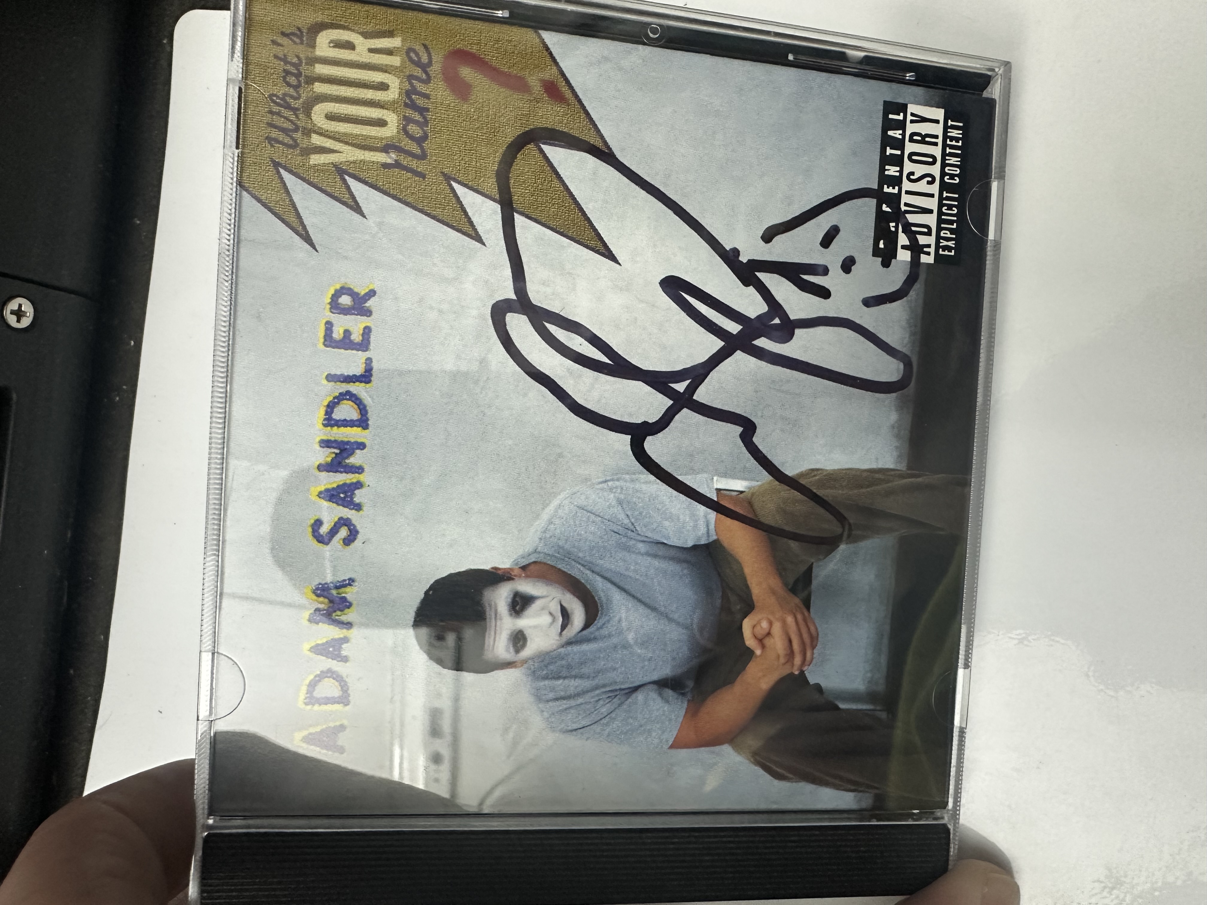 A22052 Adam Sandler, what’s your name signed autographed CD