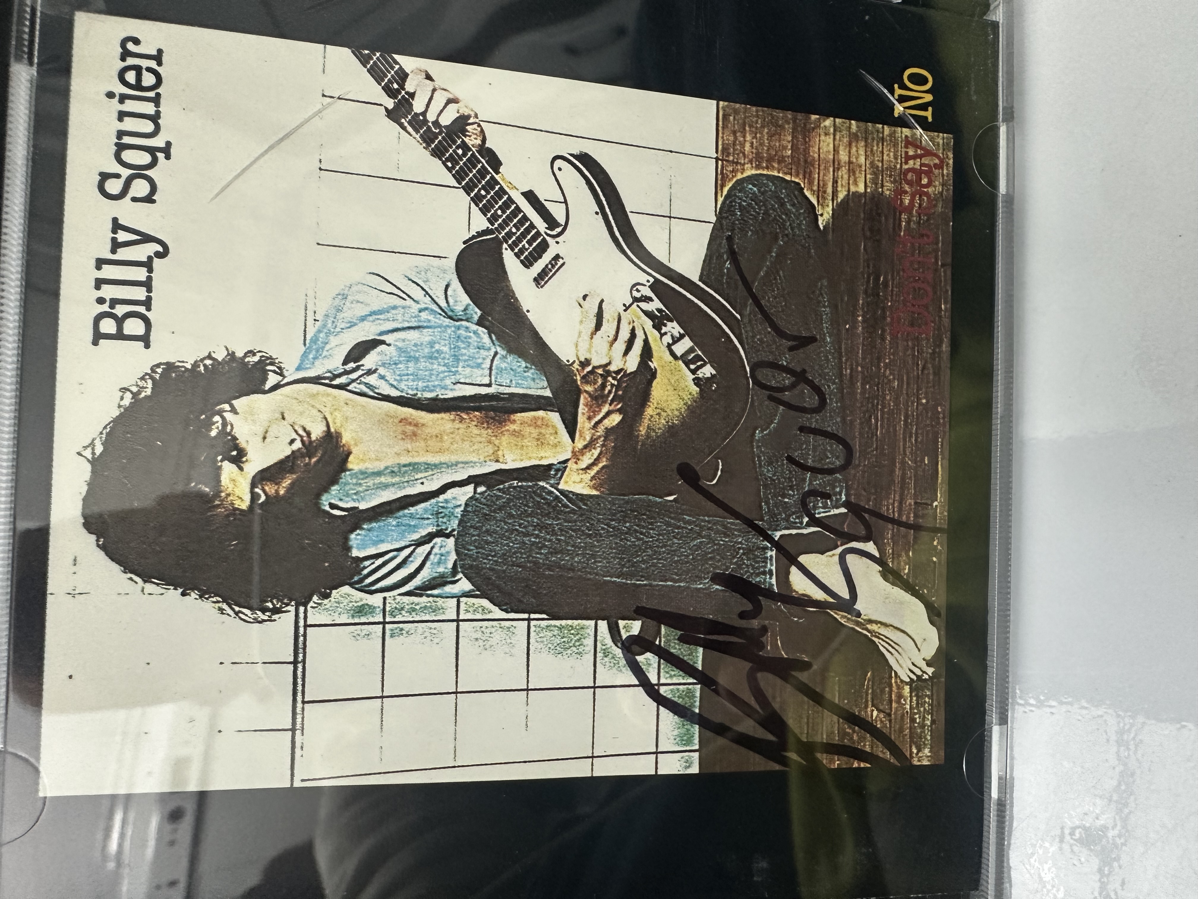 A22063 Billy Squier don’t say no signed autographed CD