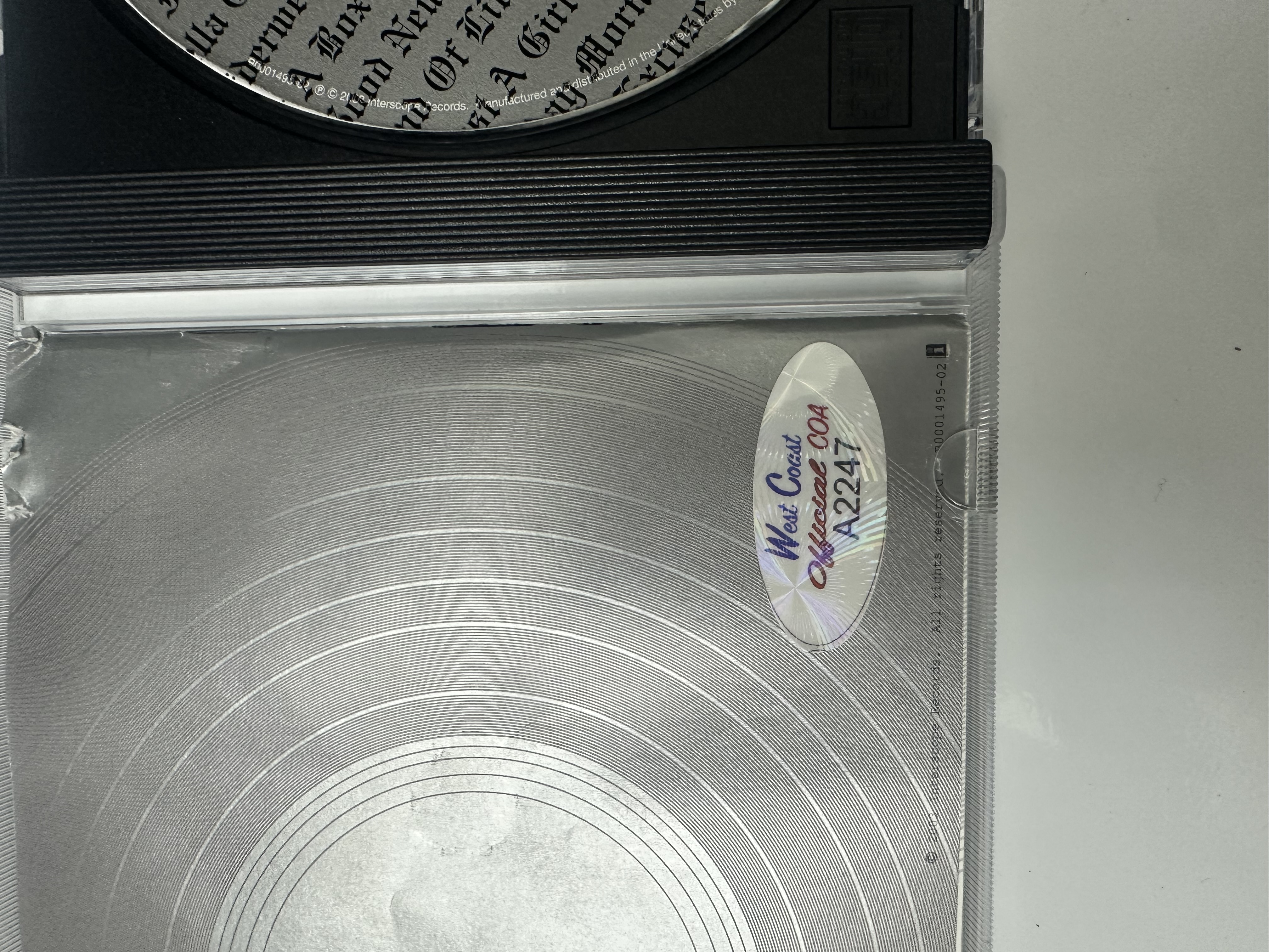 A2247 no doubt the singles signed autographed CD signed by full band