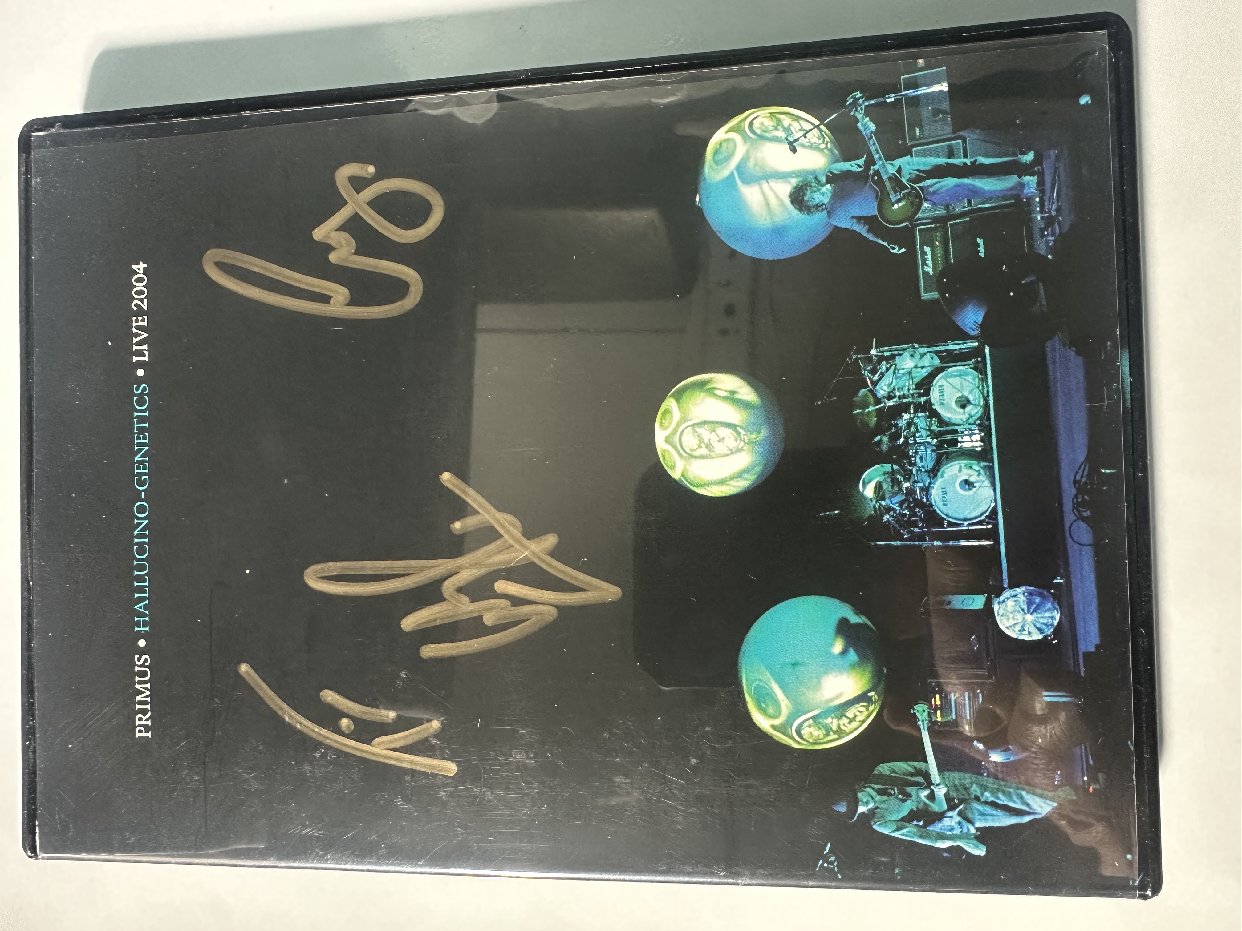 A2271 Primus Hallucino-genetics live 2004 signed autographed DVD