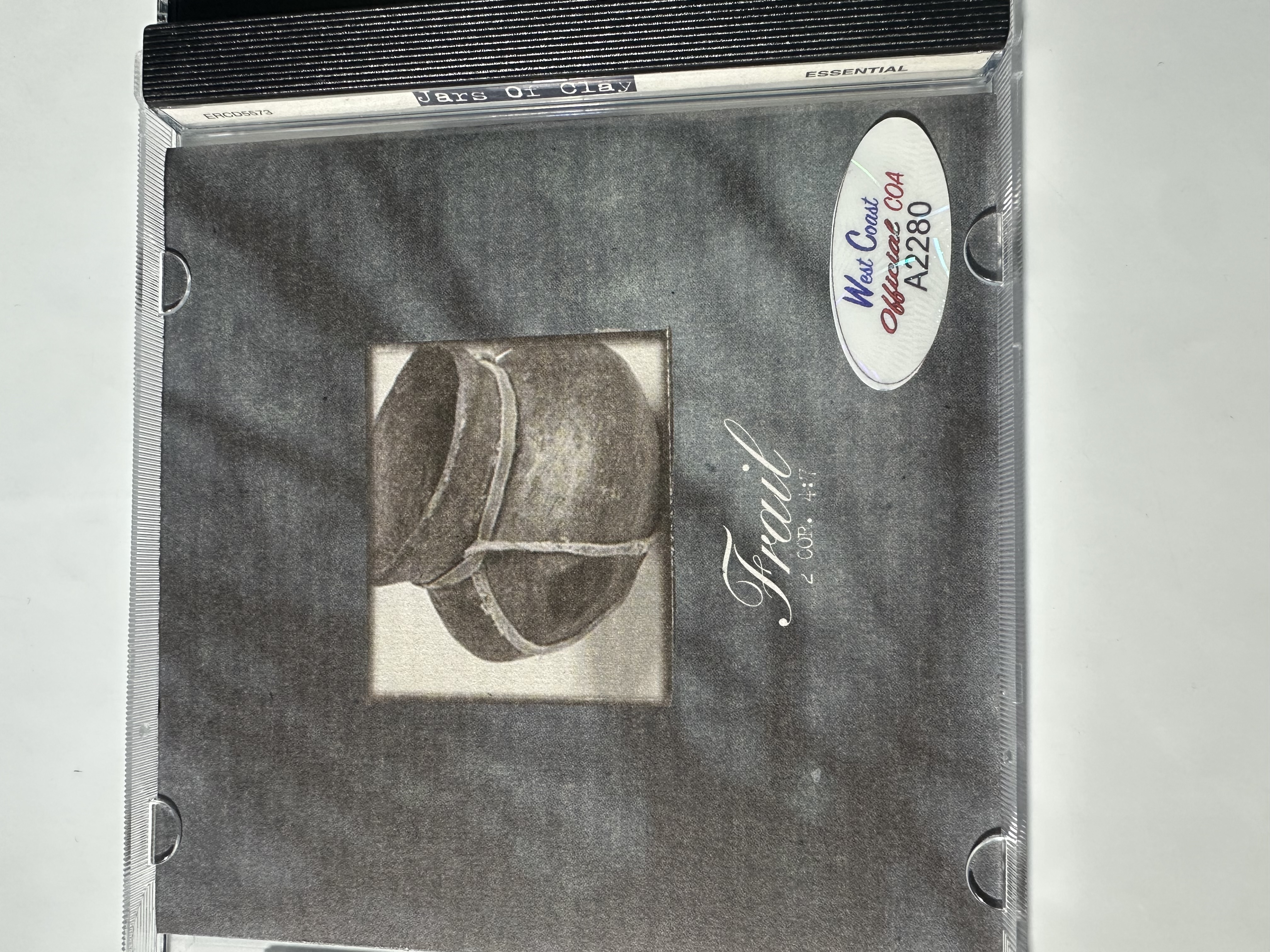 A2280 jars of clay signed, autographed CD