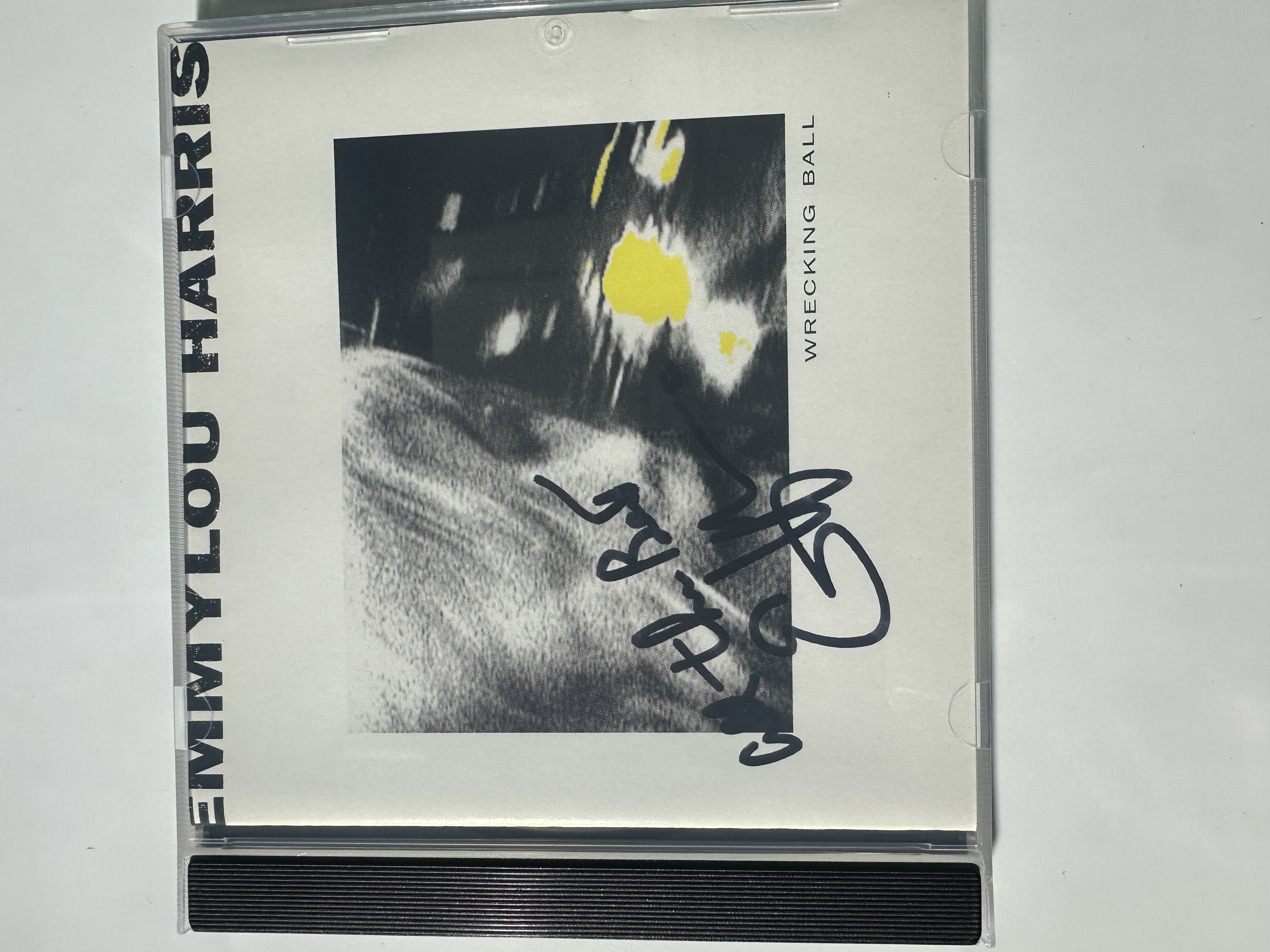 A1209 Emmylou Harris wrecking Ball signed autographed CD
