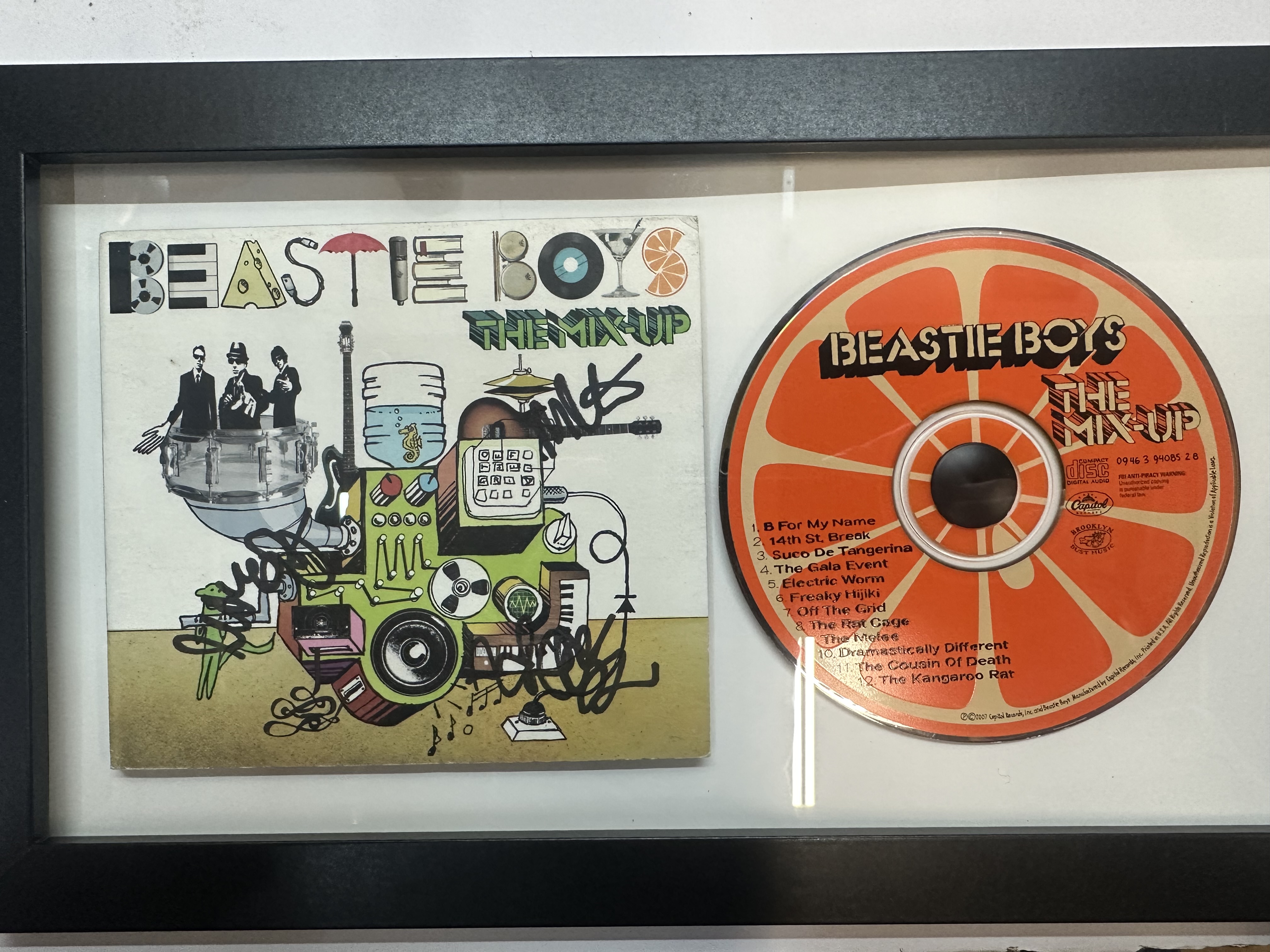 B112933 Beastie Boys the mixup signed autographed framed CD display
