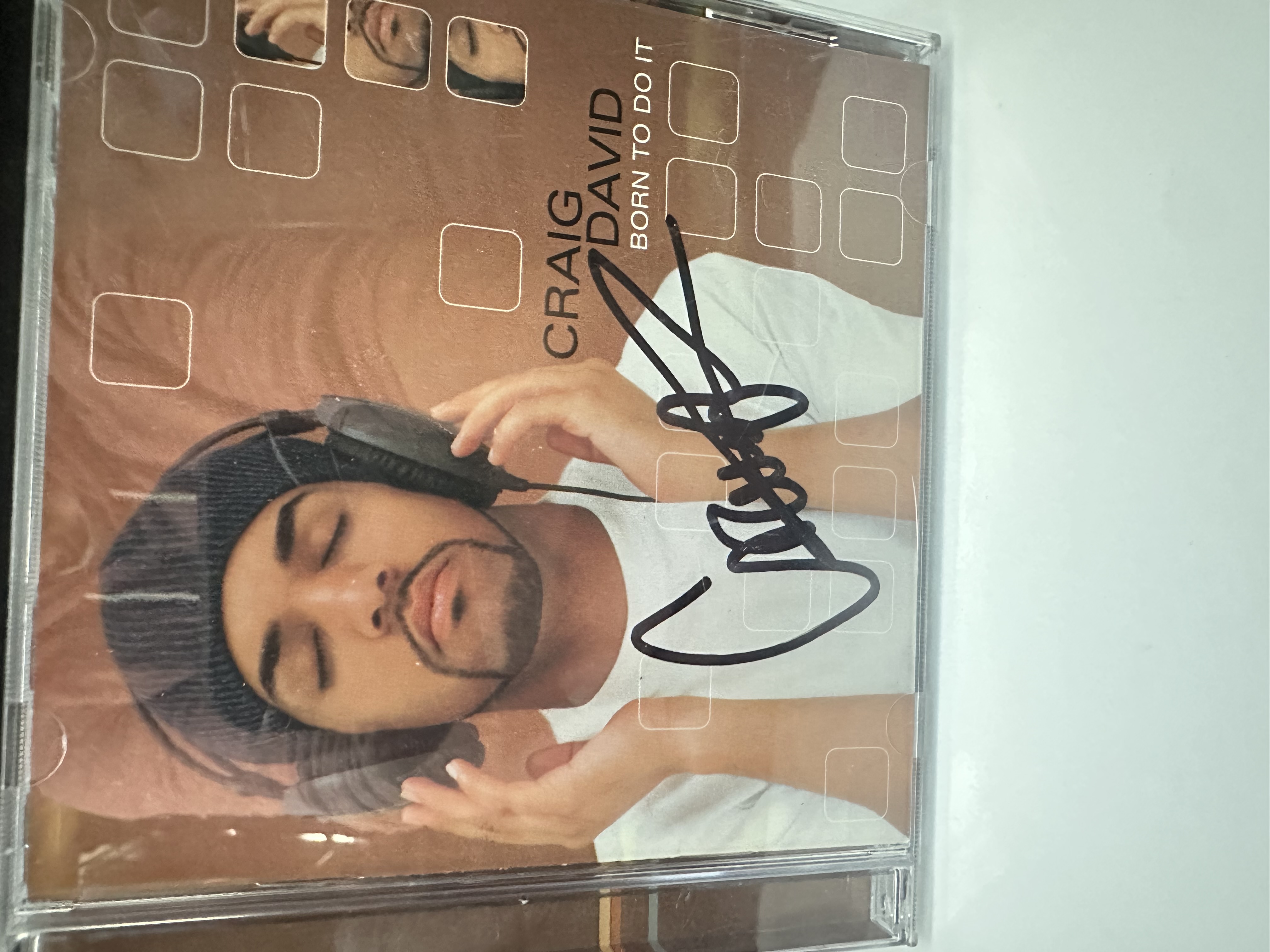 B1128412 Craig David born to do it signed autographed CD booklet