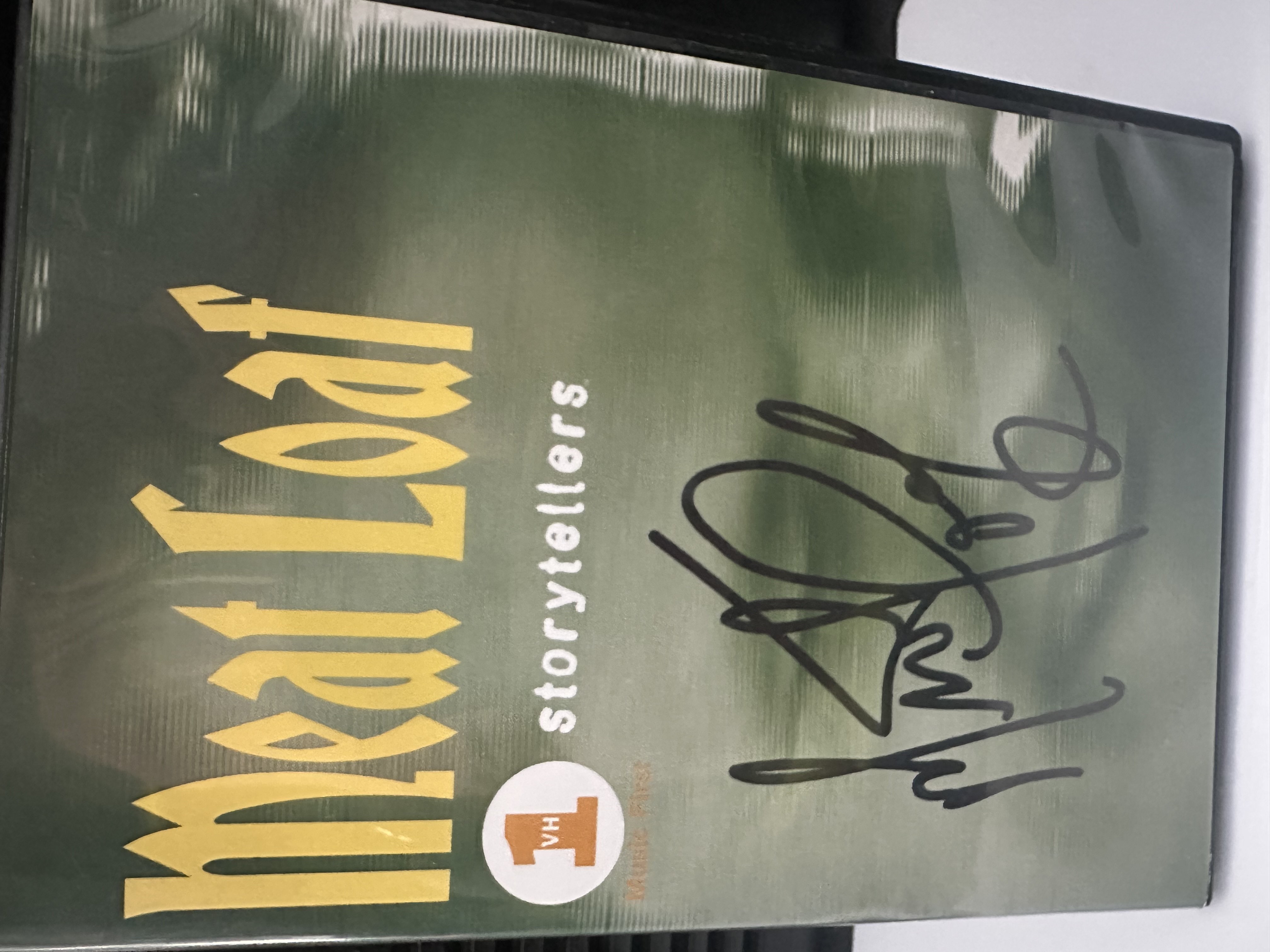 B112392 meatloaf VH1 storytellers signed autograph DVD signed by Meat Loaf