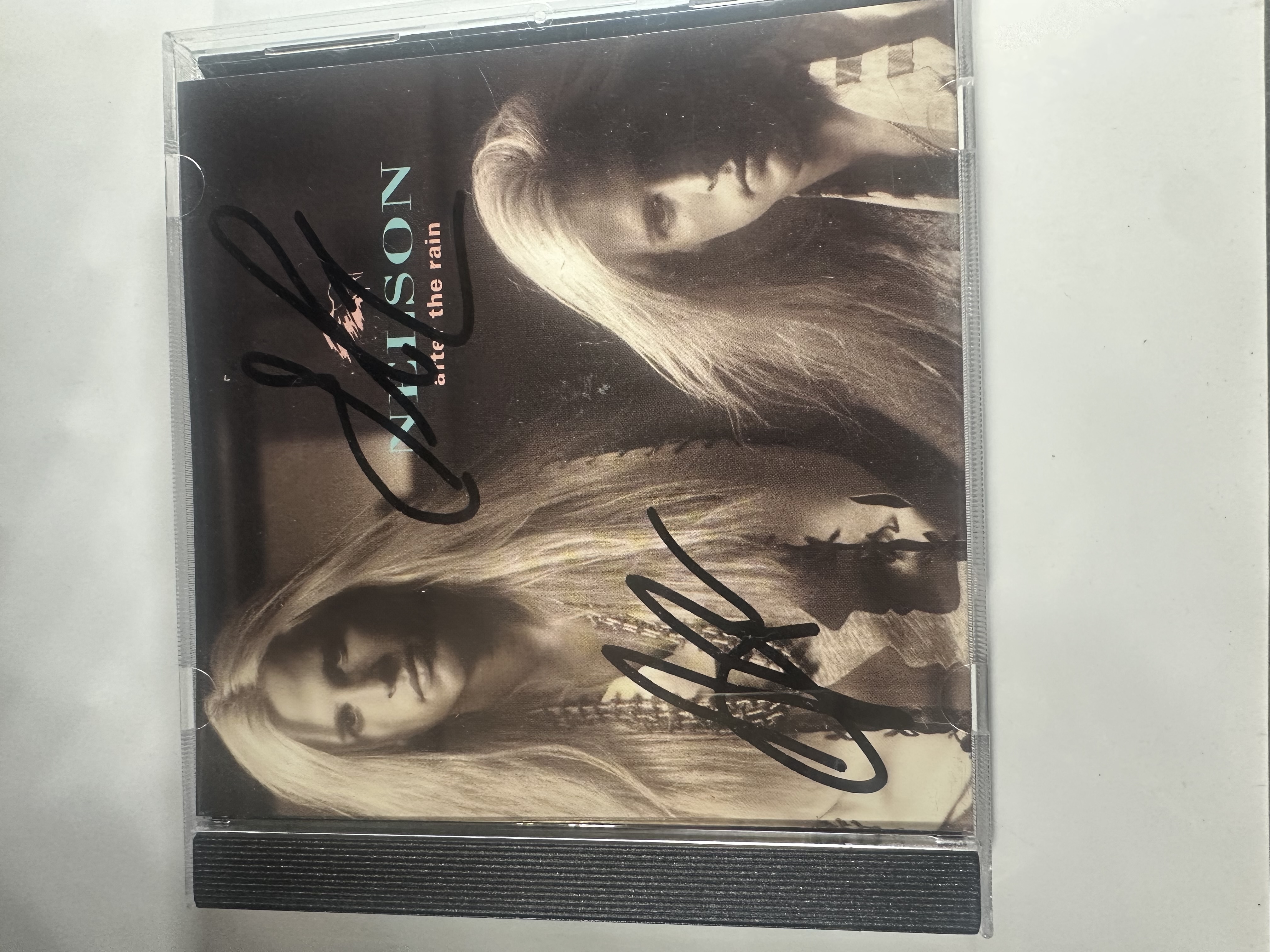 B11252 Nelson’s after the rain signed autograph CD