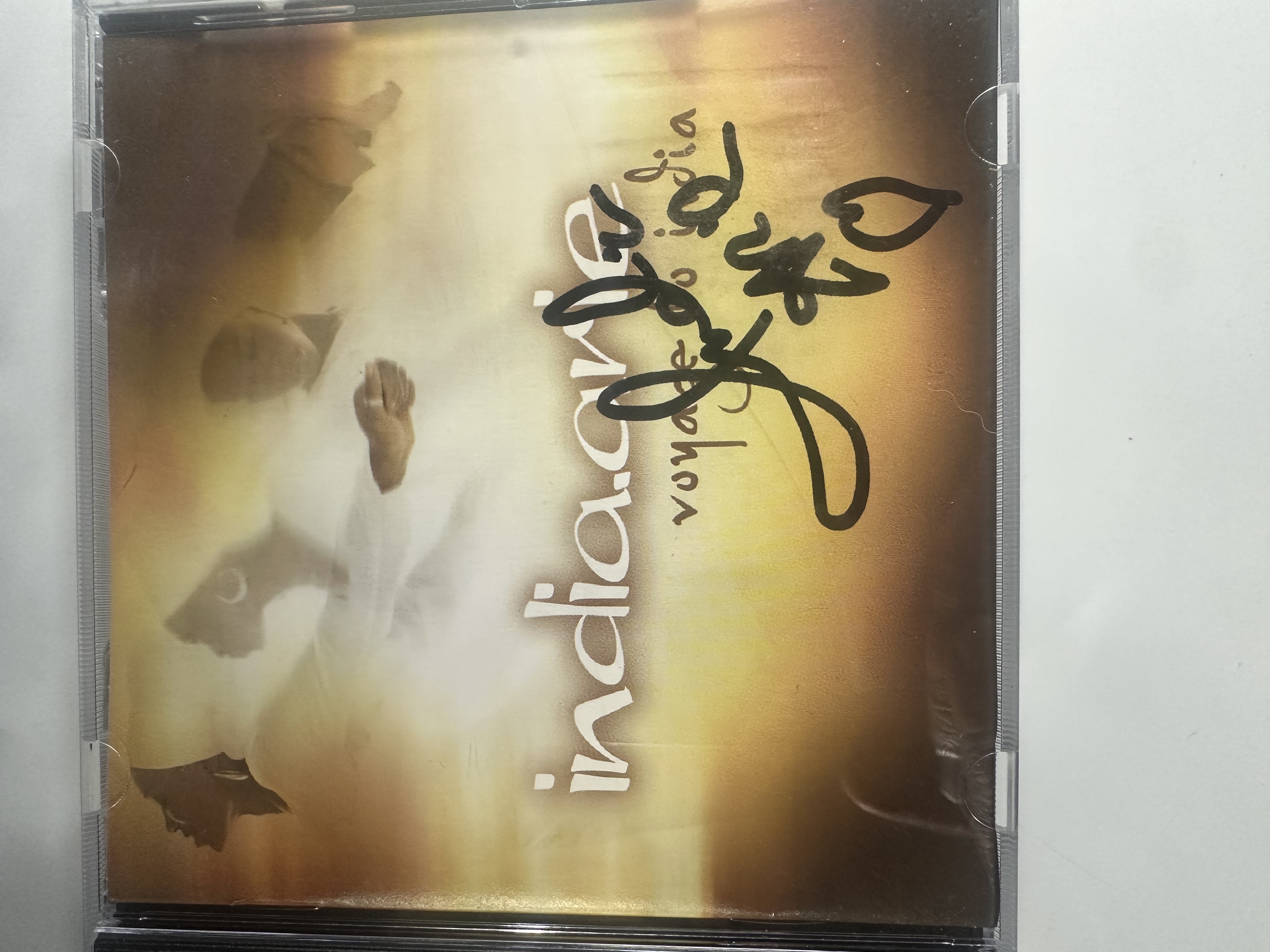 B112492 India R voyage to India signed autograph CD booklet