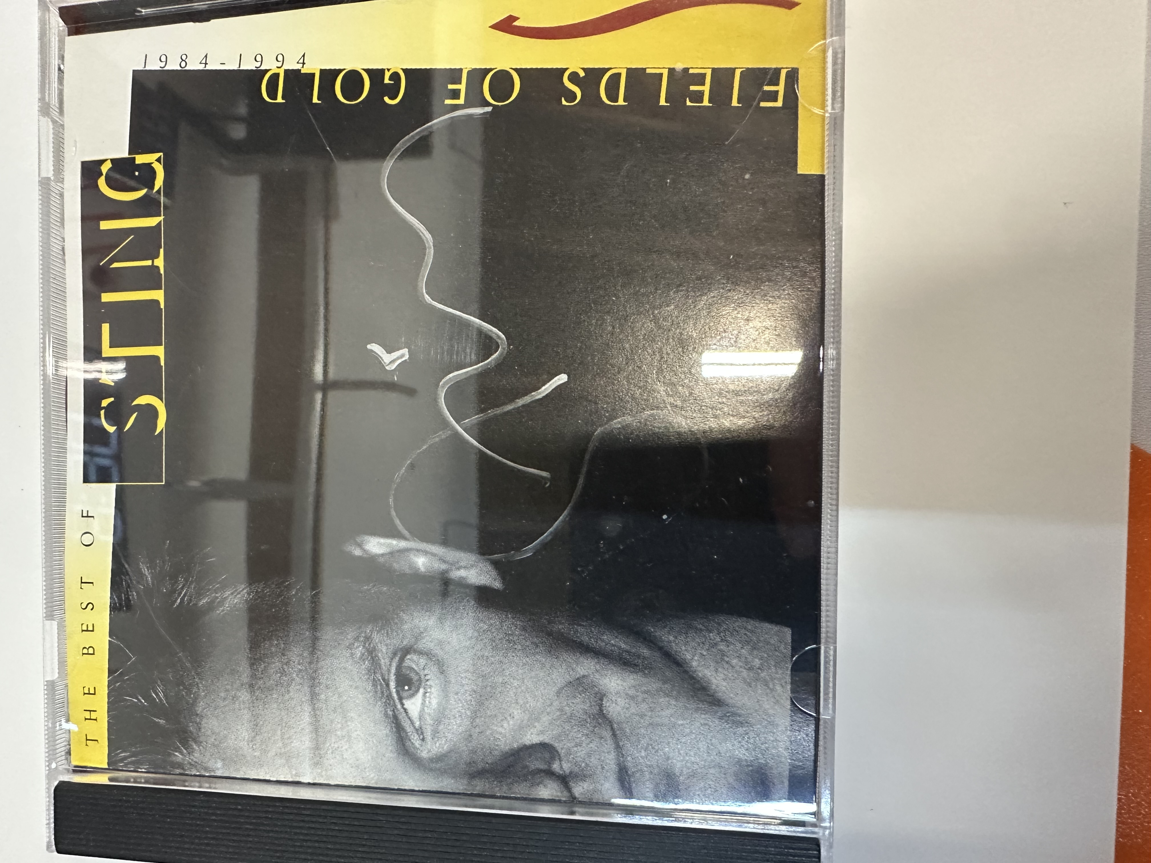 b112671 stinging the best of stinging Fields of gold signed autographed CD