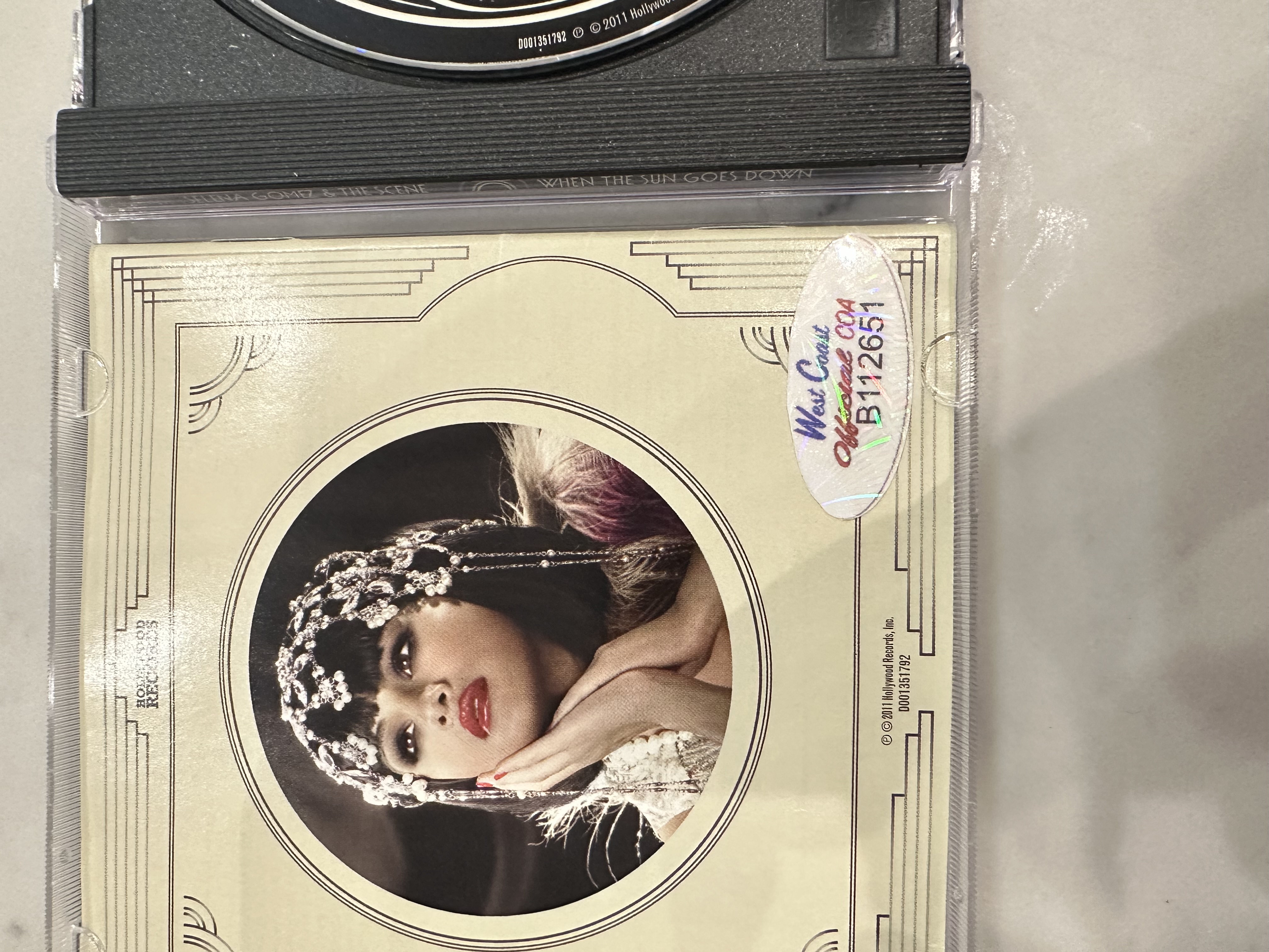 b112651 Selena Gomez when the sun goes down signed autograph CD booklet