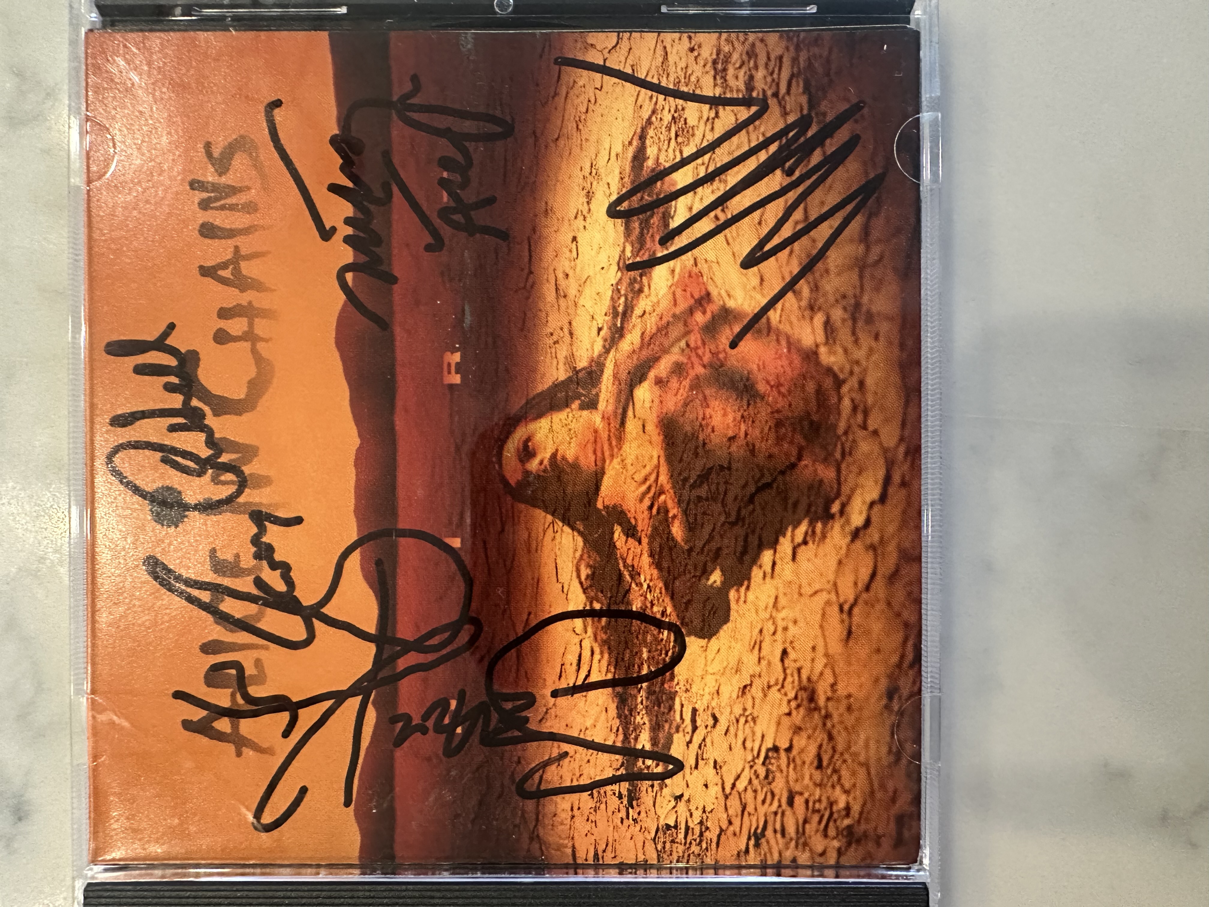 B 112673 Alice In Chains dirt signed autographs signed by full band