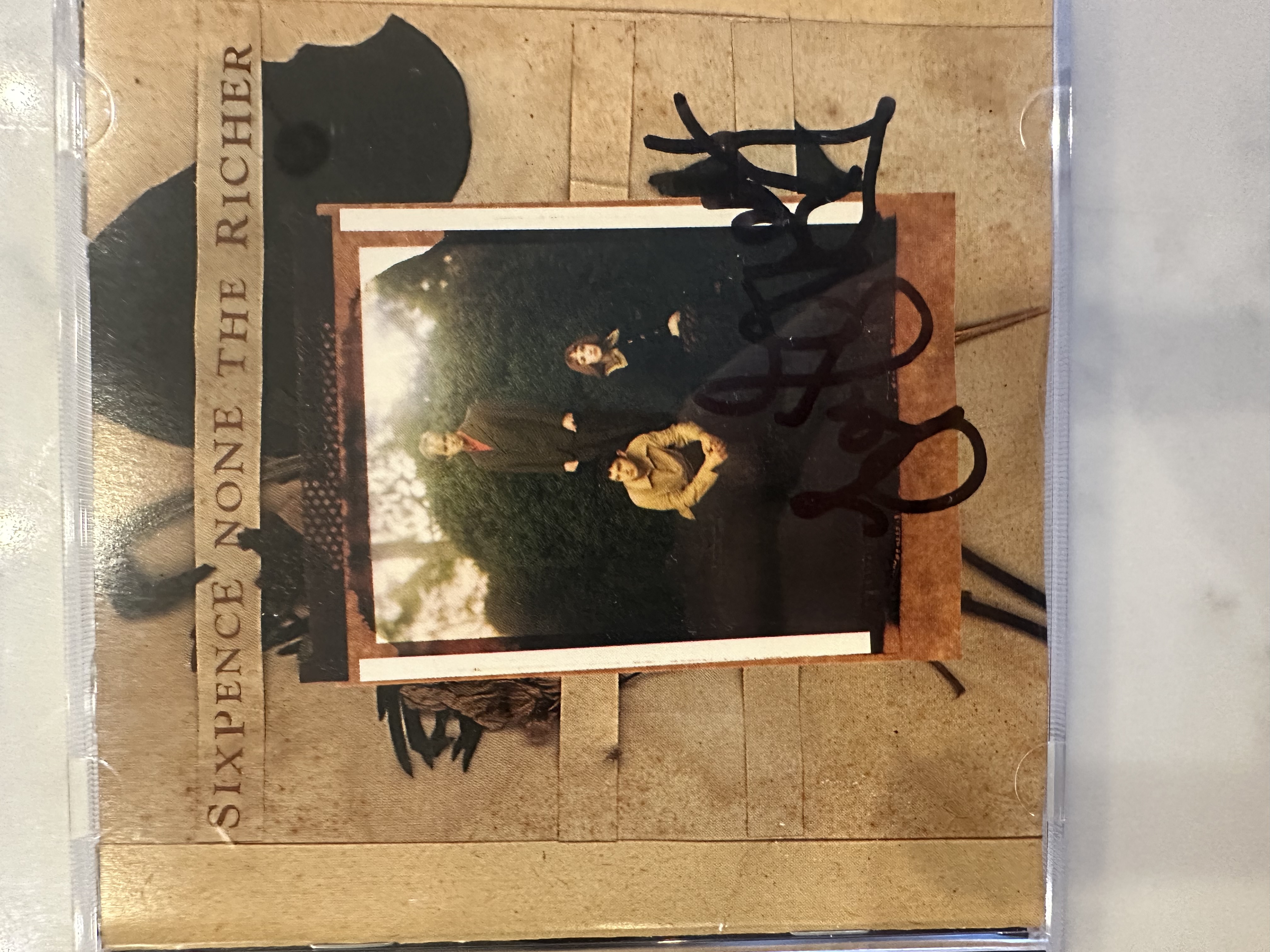 B1128716 pence none the richer signed cd signed by Leigh Nash
