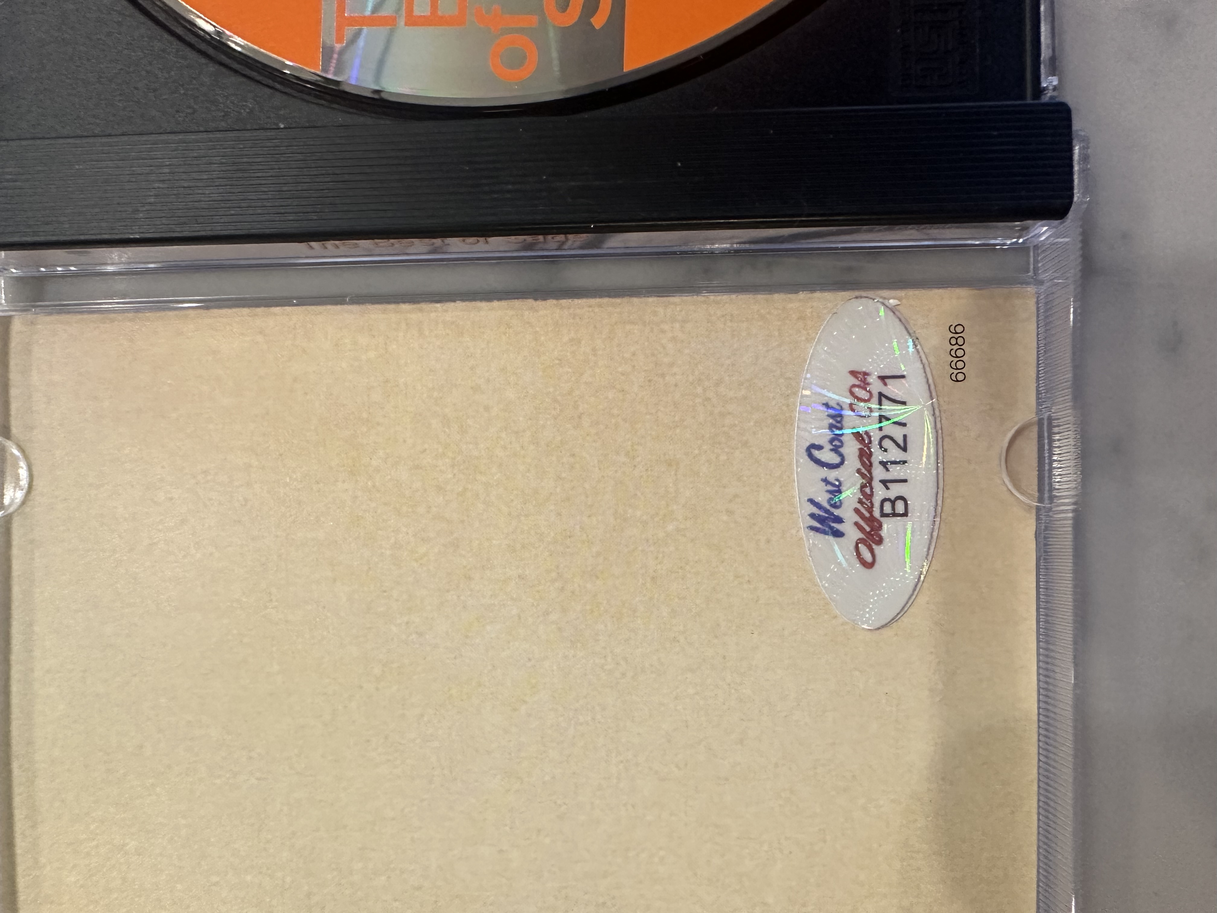 B112771 saved the best of Sade side autograph CD