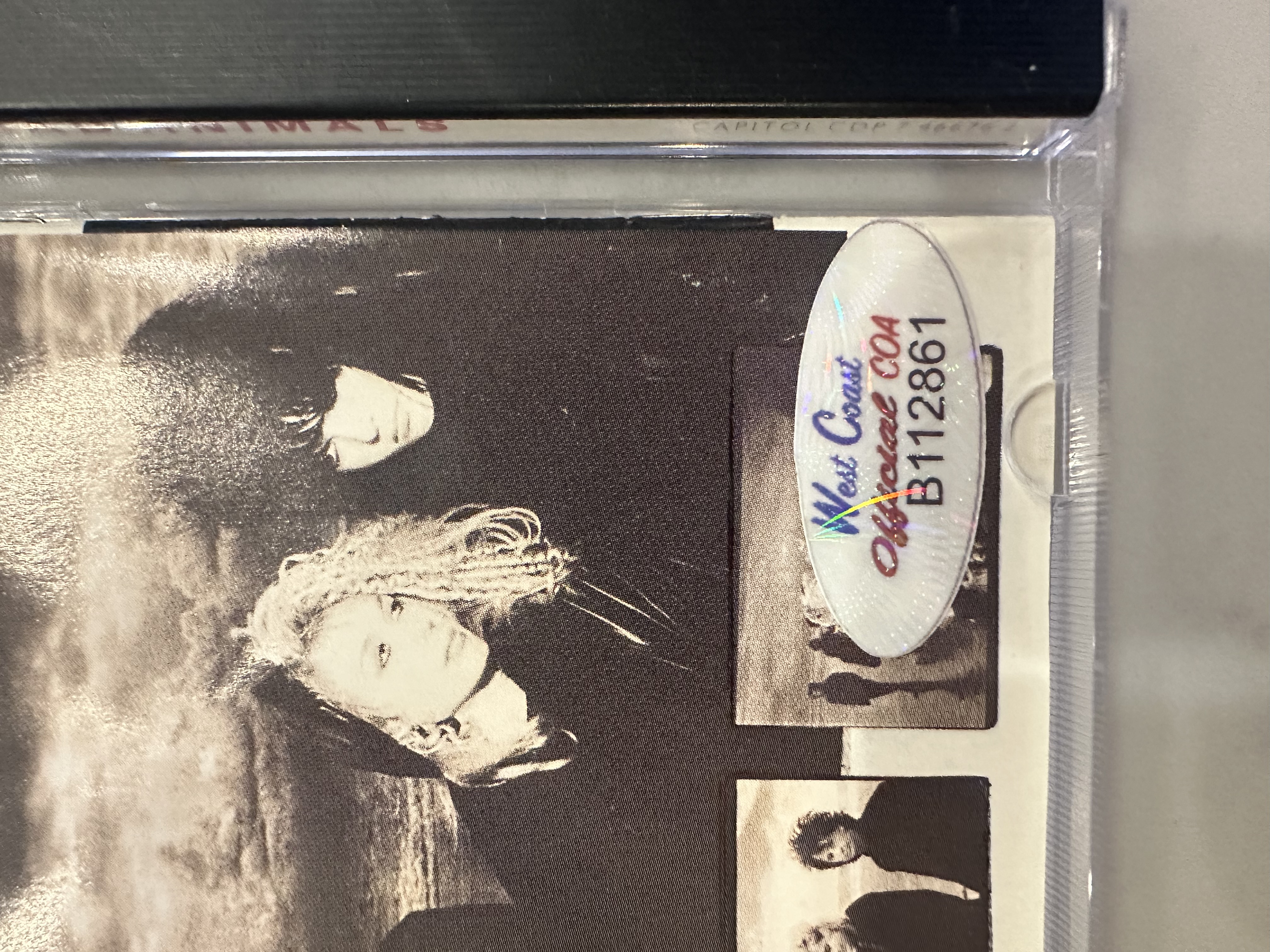B 112861 heart bad animals signed autographed CD bookletp