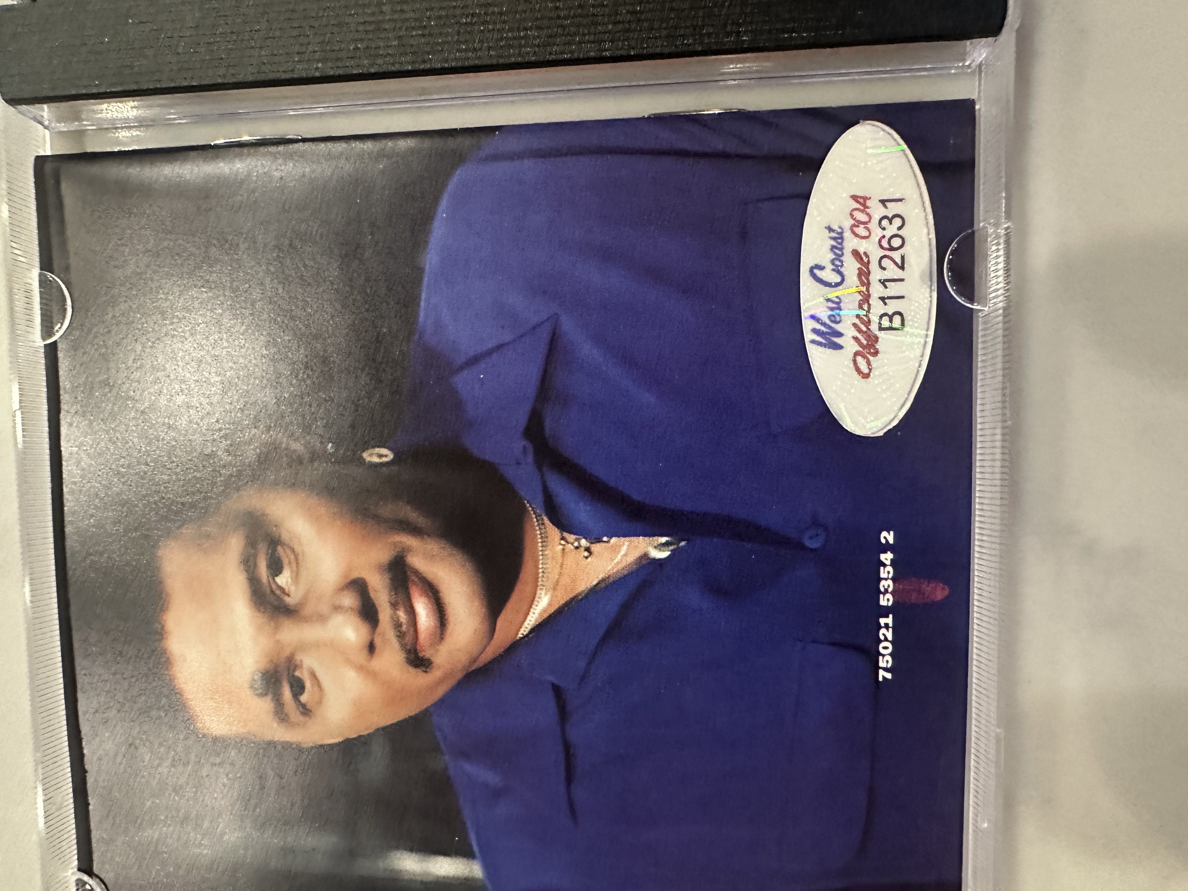 B 112631 Aaron Neville warm your heart signed autograph CD booklet