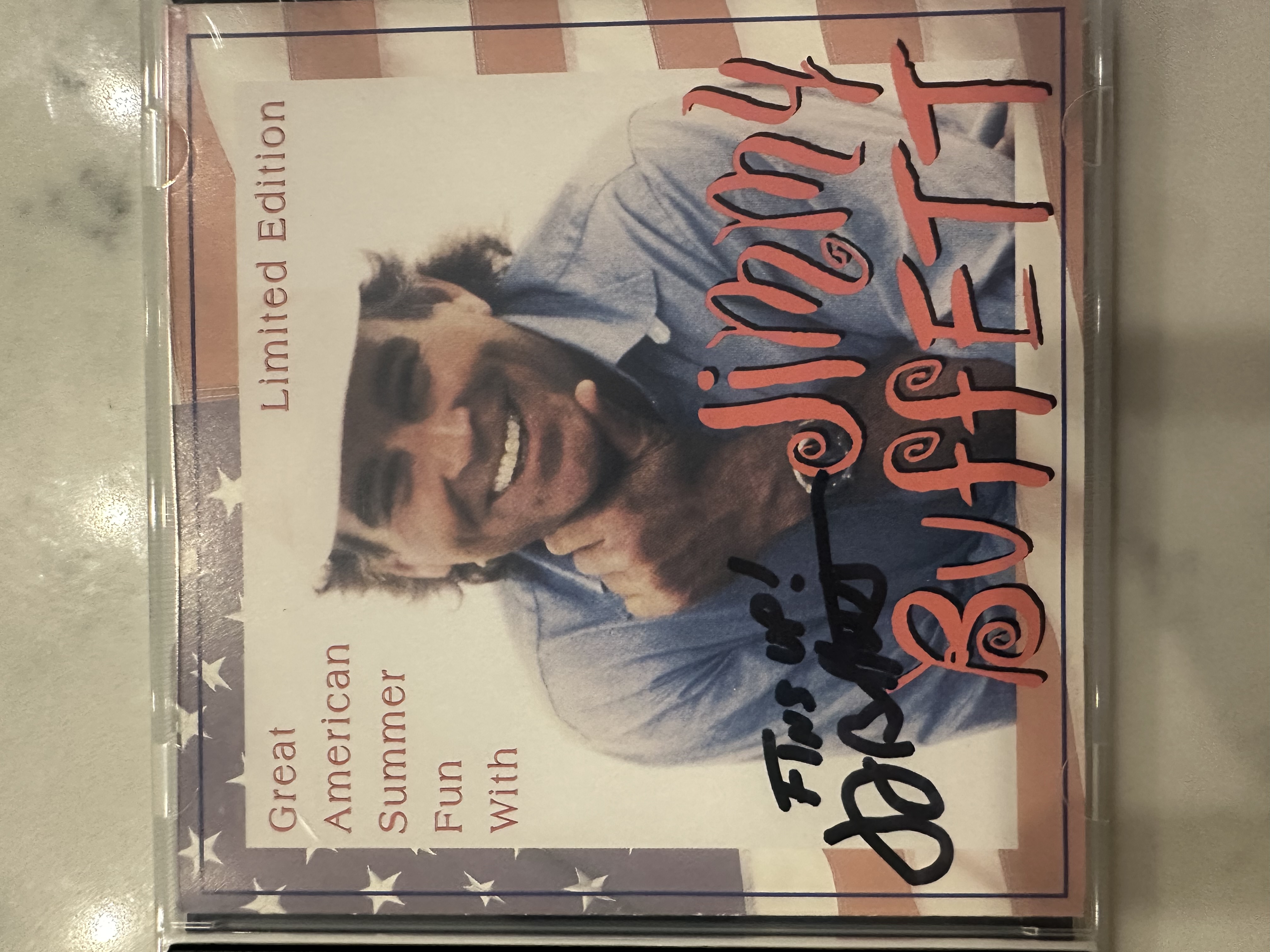 B 112501 Jimmy Buffett great American Summer fun limited edition signed autograph CV book