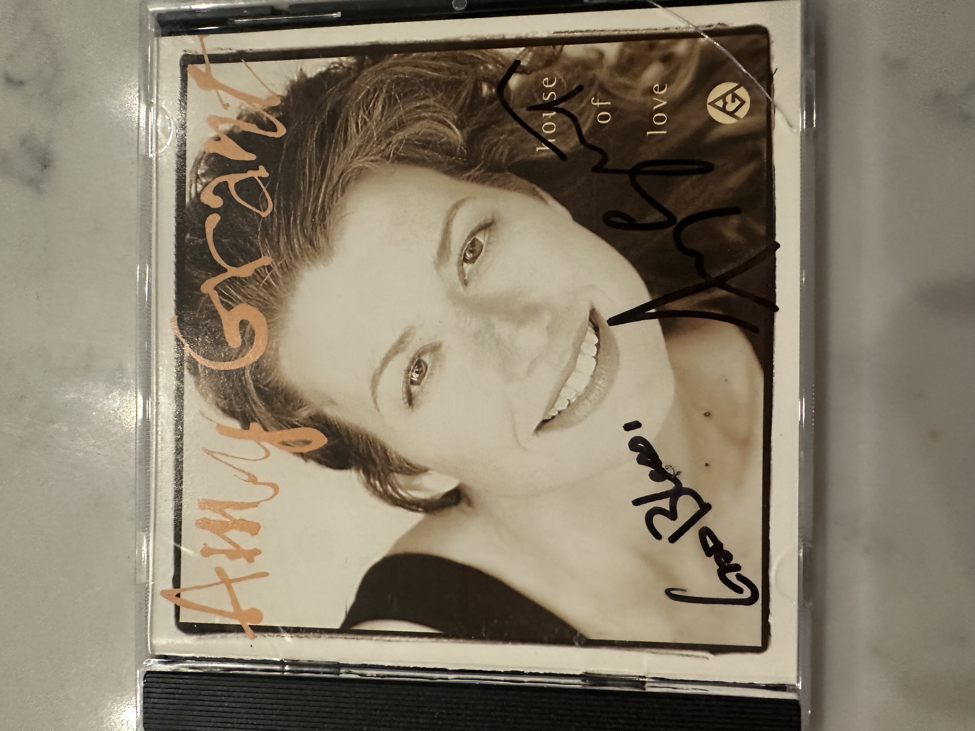 B 112441 Amy Grant House of love signed autograph CD booklet