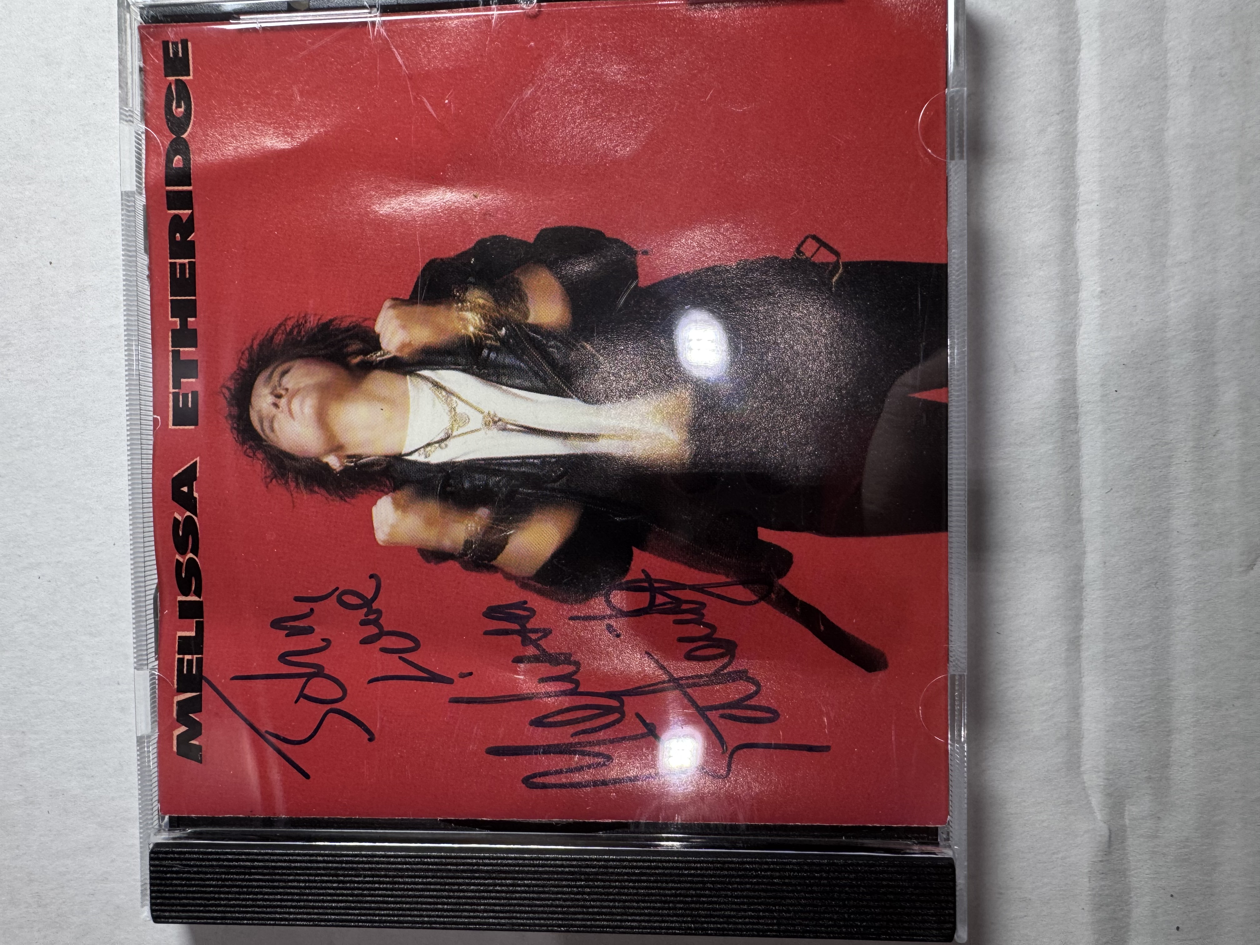 B112783 Melissa at the ridge signed autograph CD