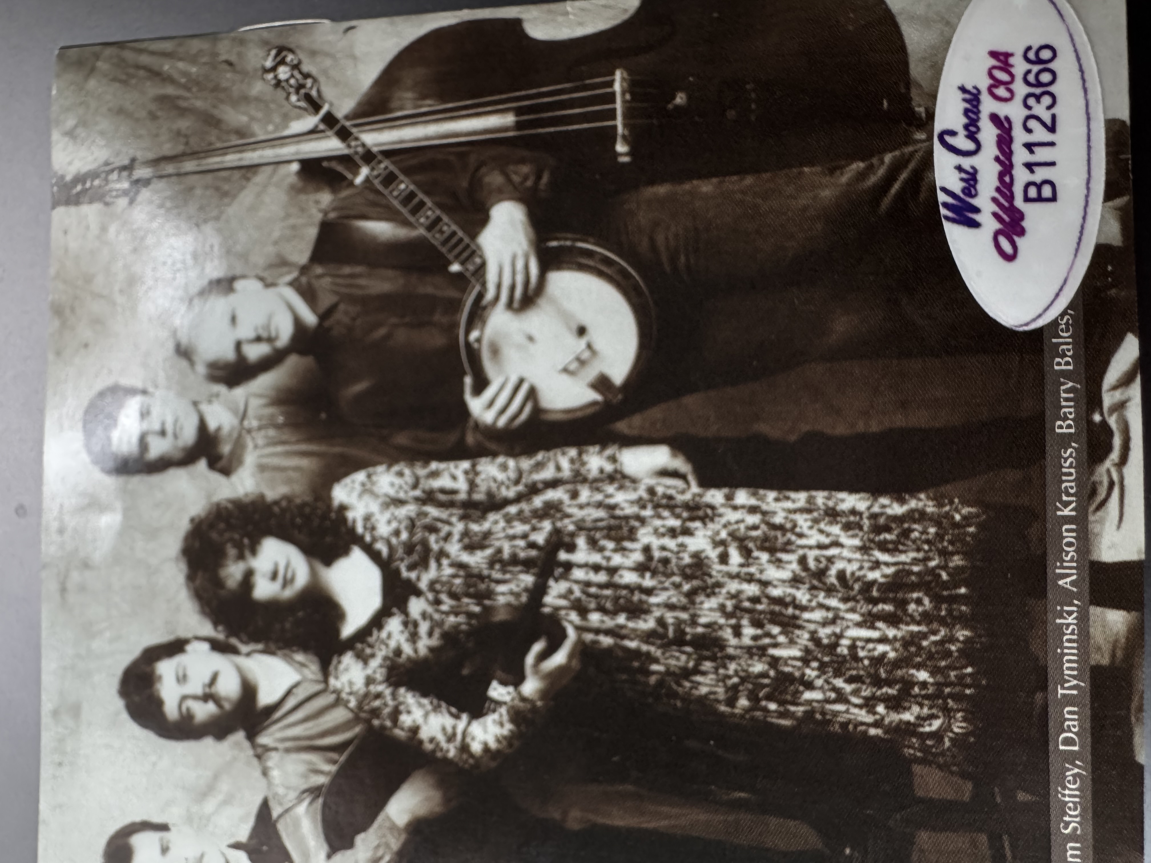 B112366 Allison Krauss now that I’ve found you signed autograph CD booklet