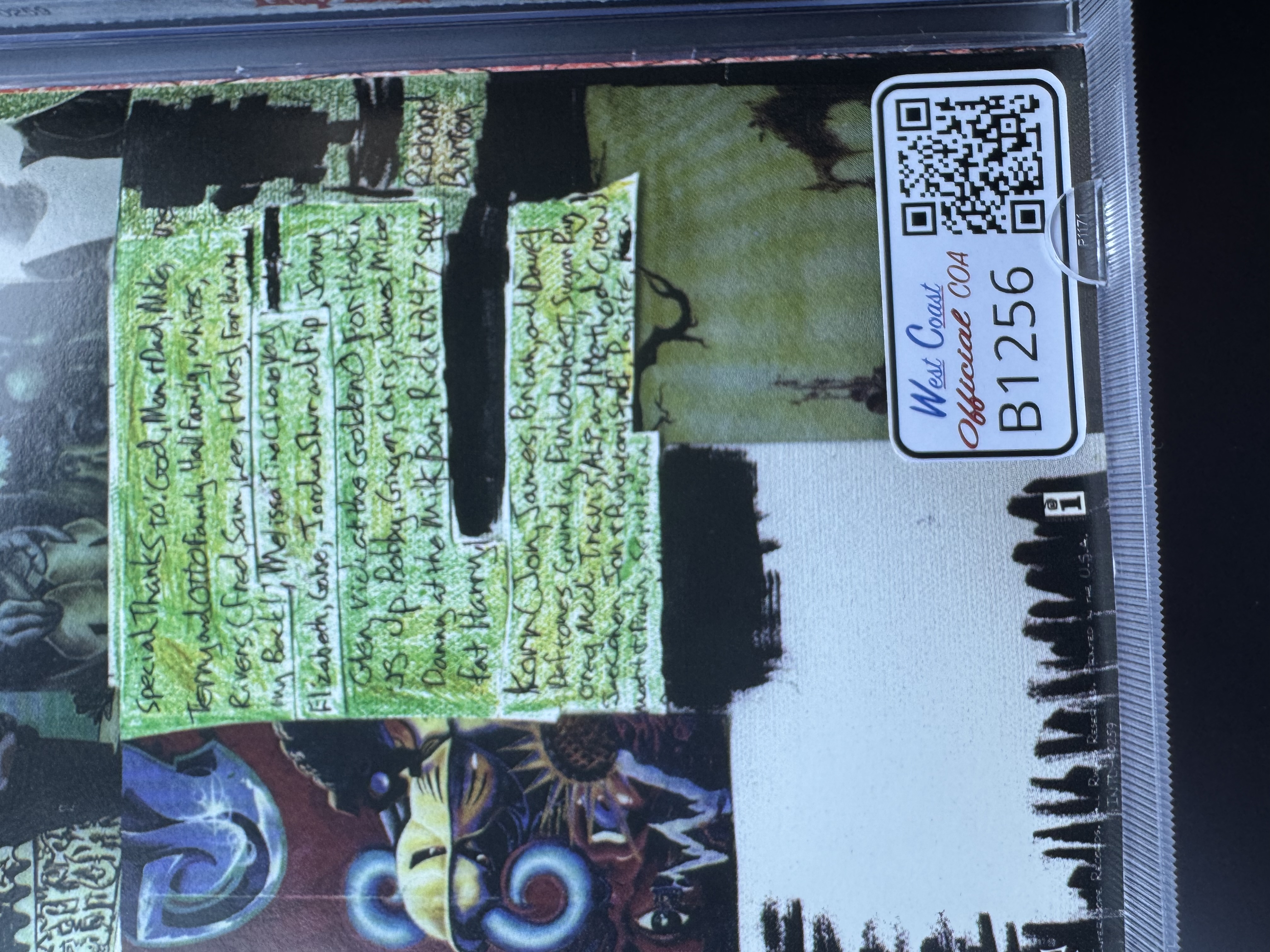 B1256Limp Bizkit three dollar bill y’all signed autographed CD booklet signed by all four members