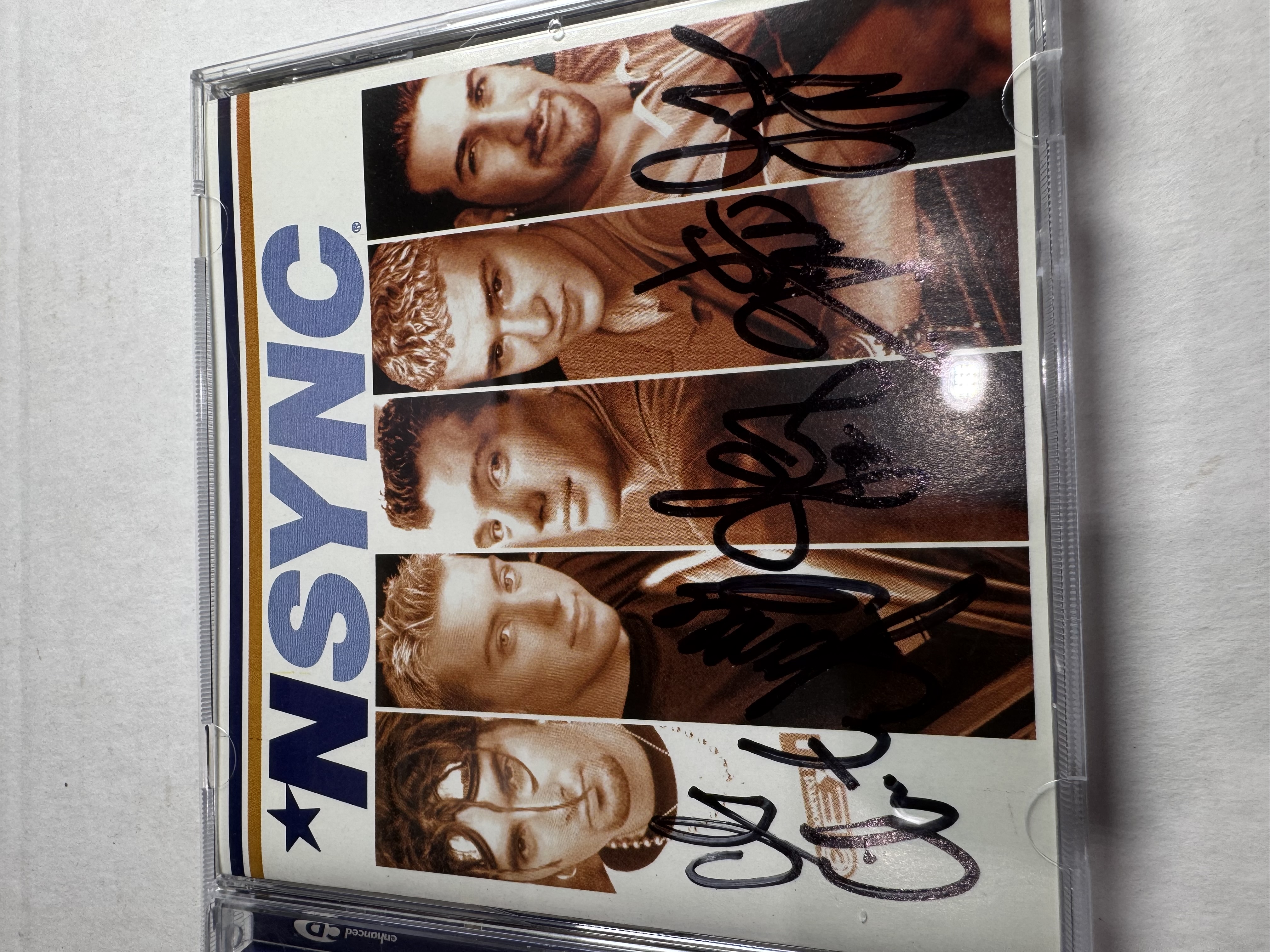 B112883 *NSYNC signed autographed CD signed by full band all five members
