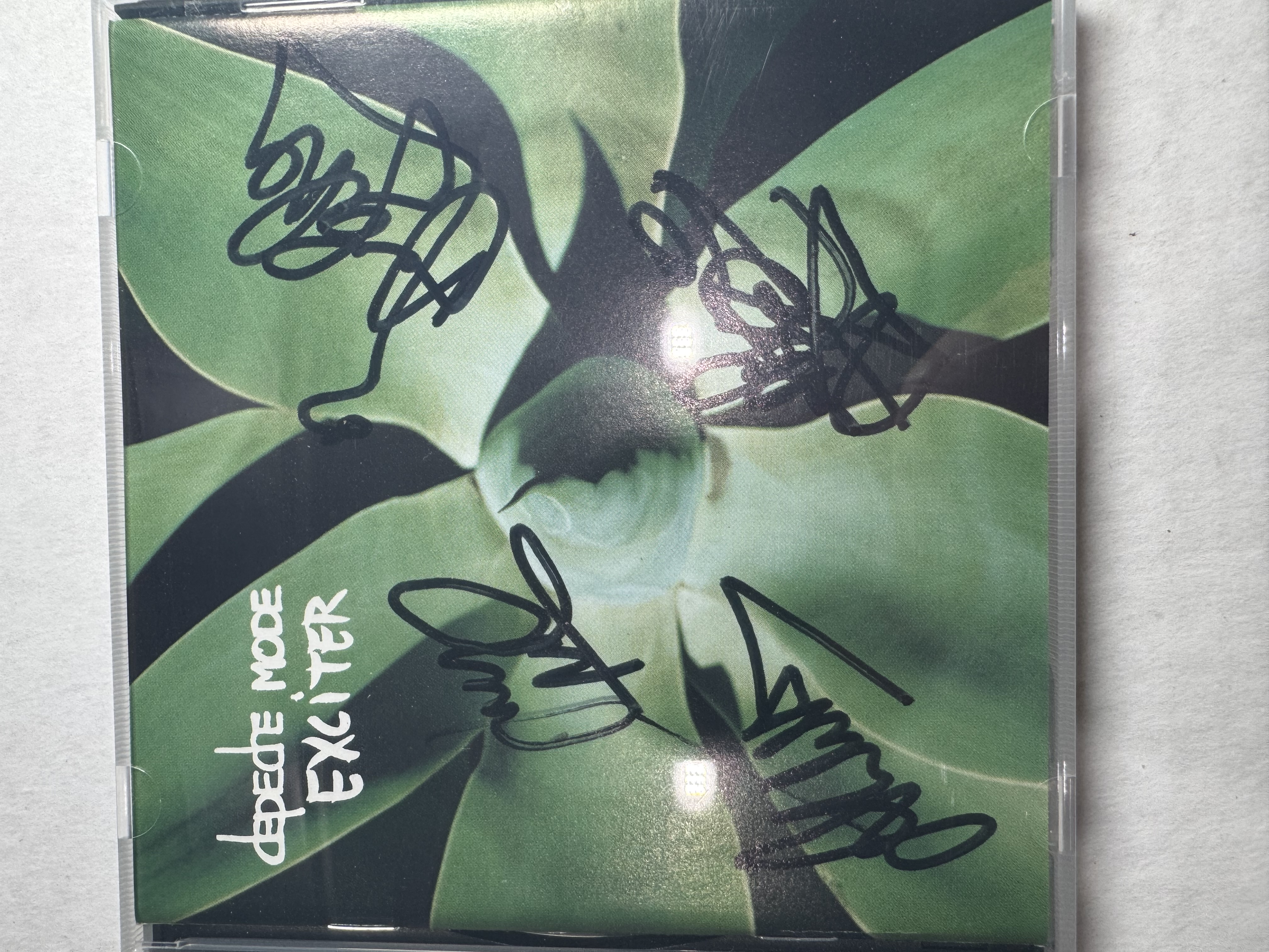 B112773 Depeche Mode exciter signed autograph CD full band signatures