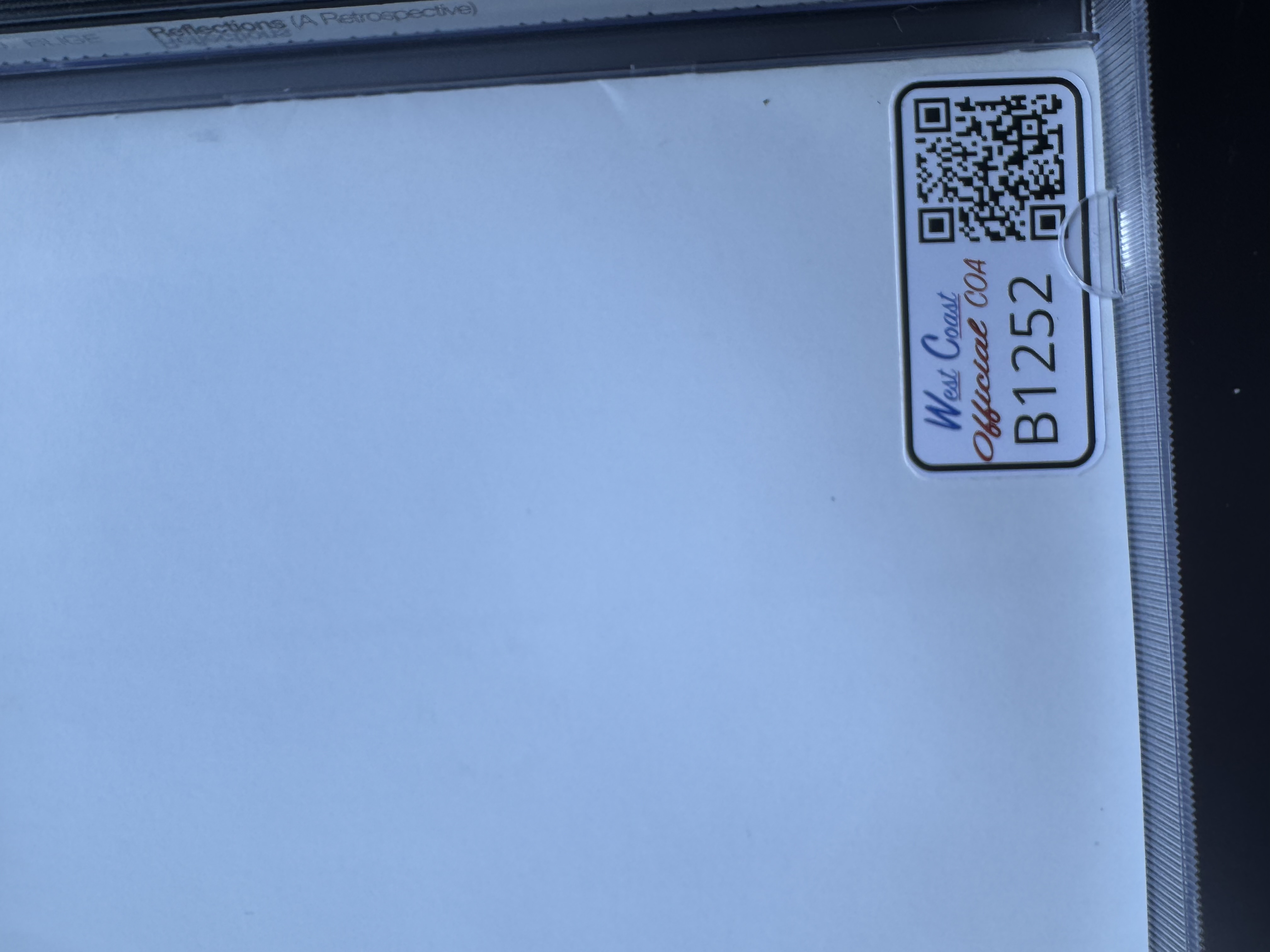 B1252 Mary J Blige Reflections signed CD Booklet 