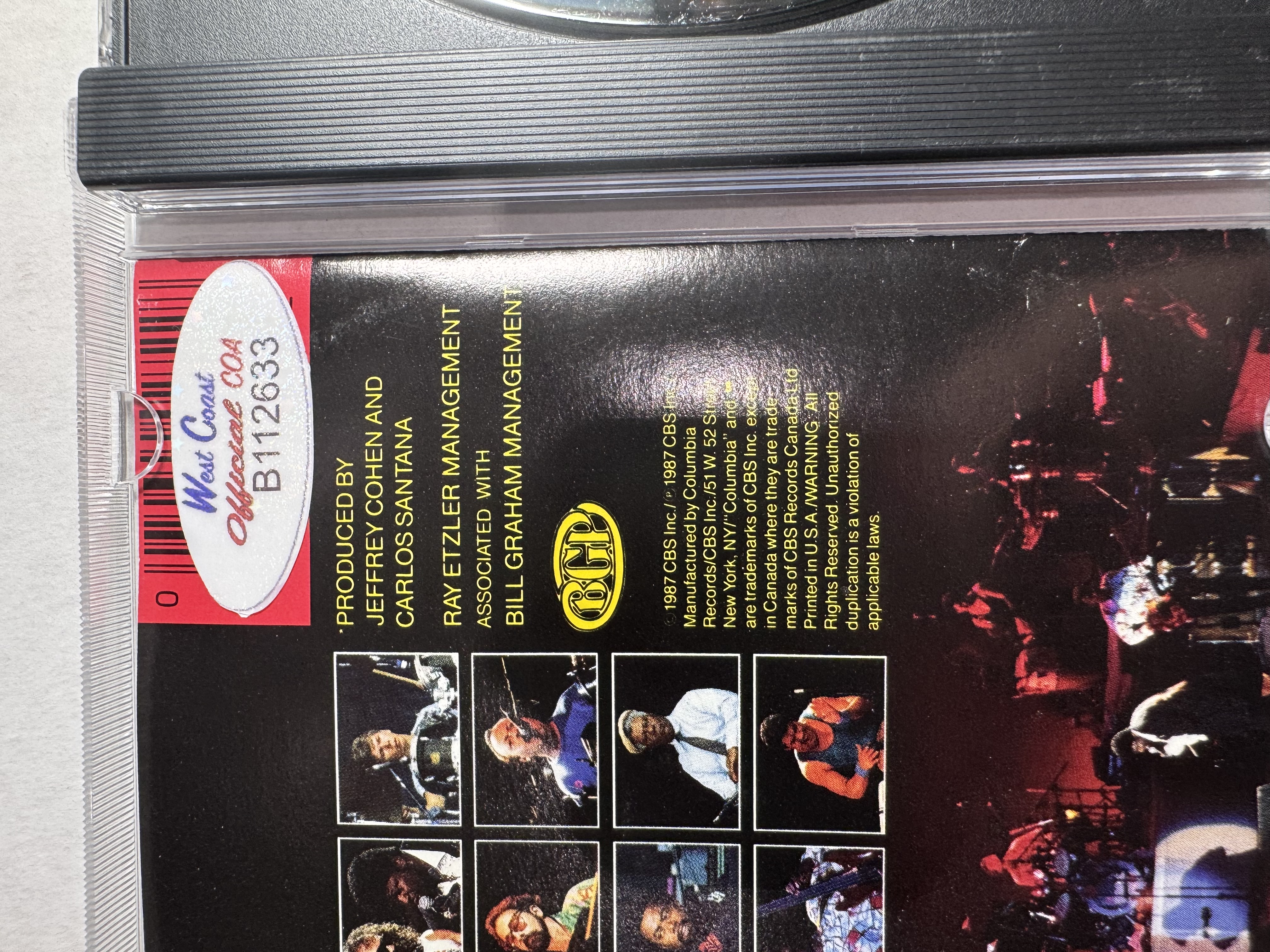 B112633 Santana freedom signed autograph CD