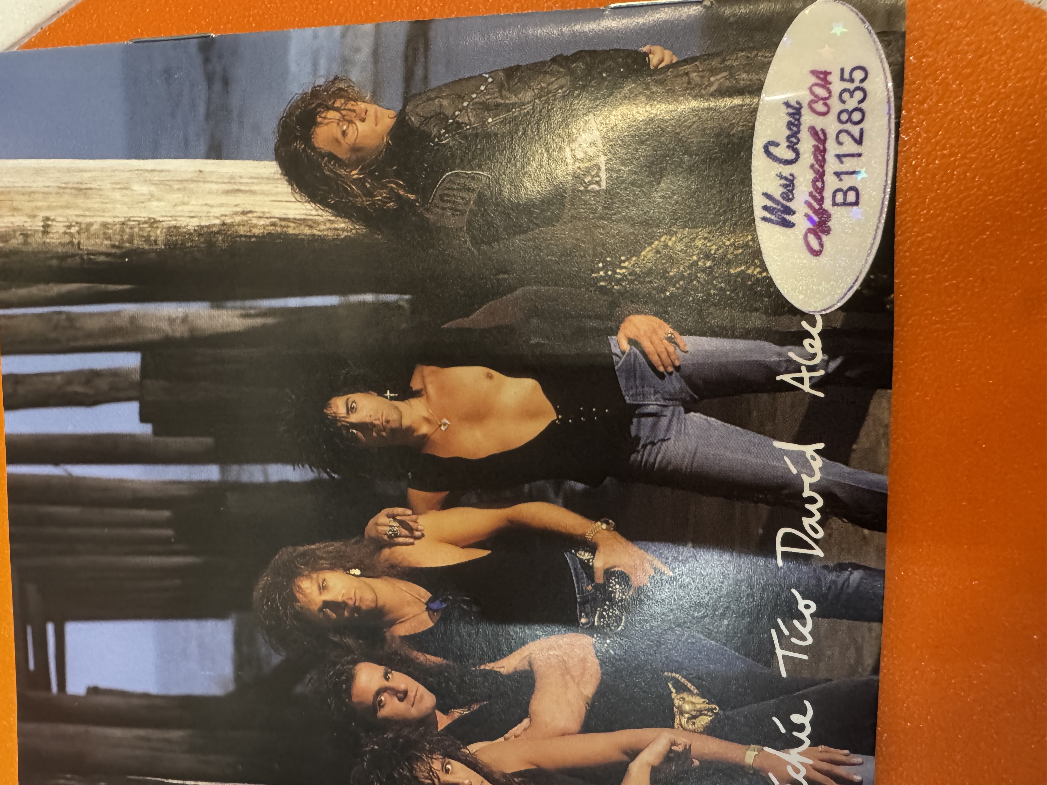 B112835 Bon Jovi, New Jersey signed autograph CD signed by full band