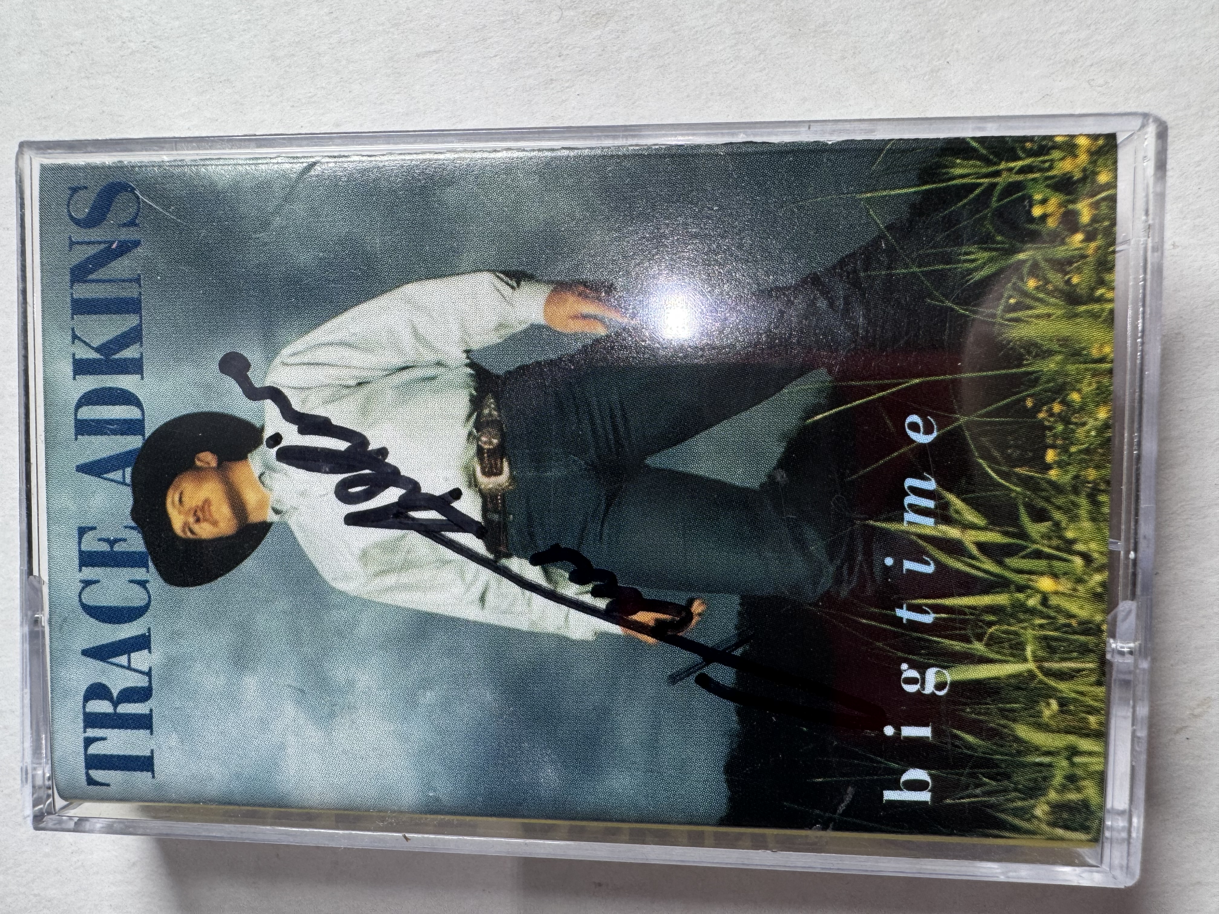 B112652 Trace Adkins, big Time signed, audio cassette