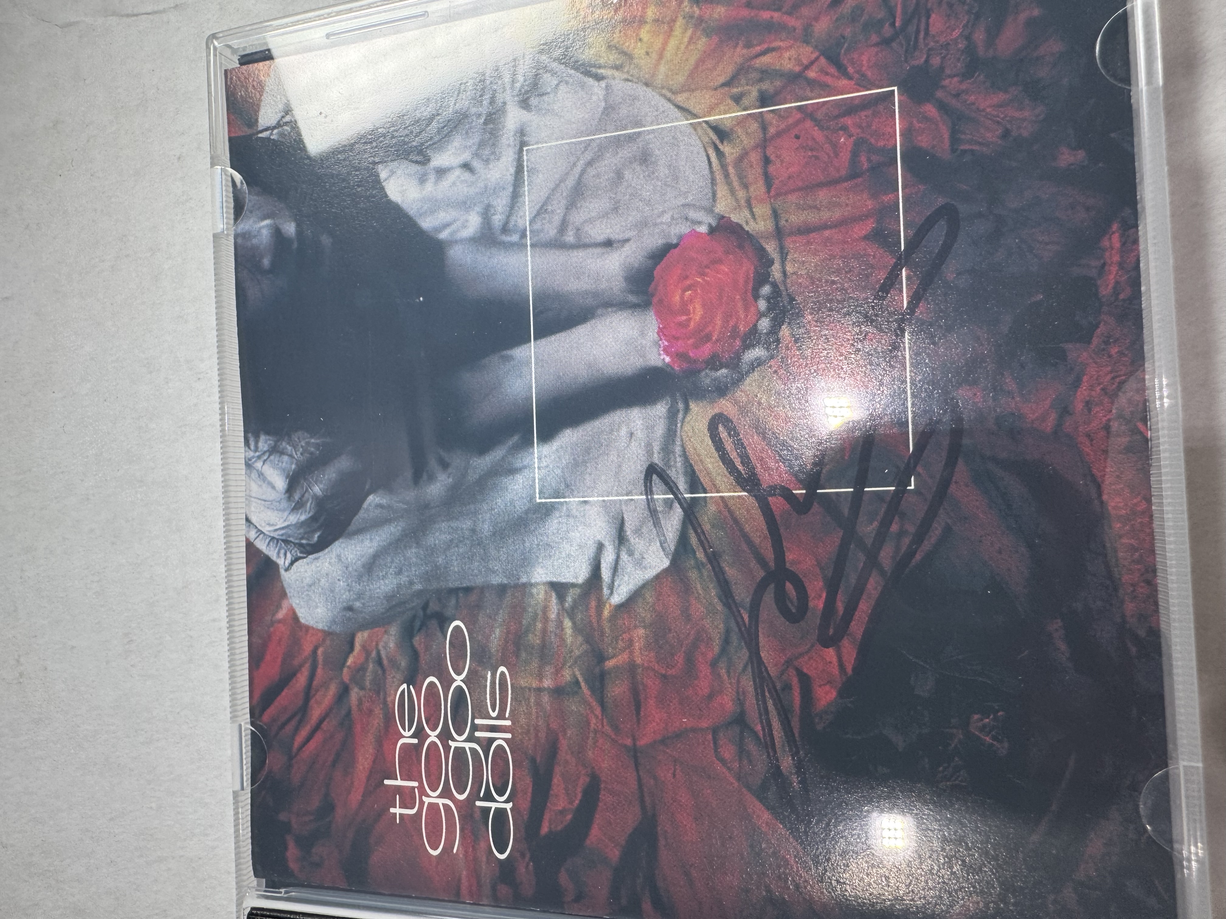 B112733 the Goo Goo Dolls gutter flower signed autograph CD signed by Josh Rozene