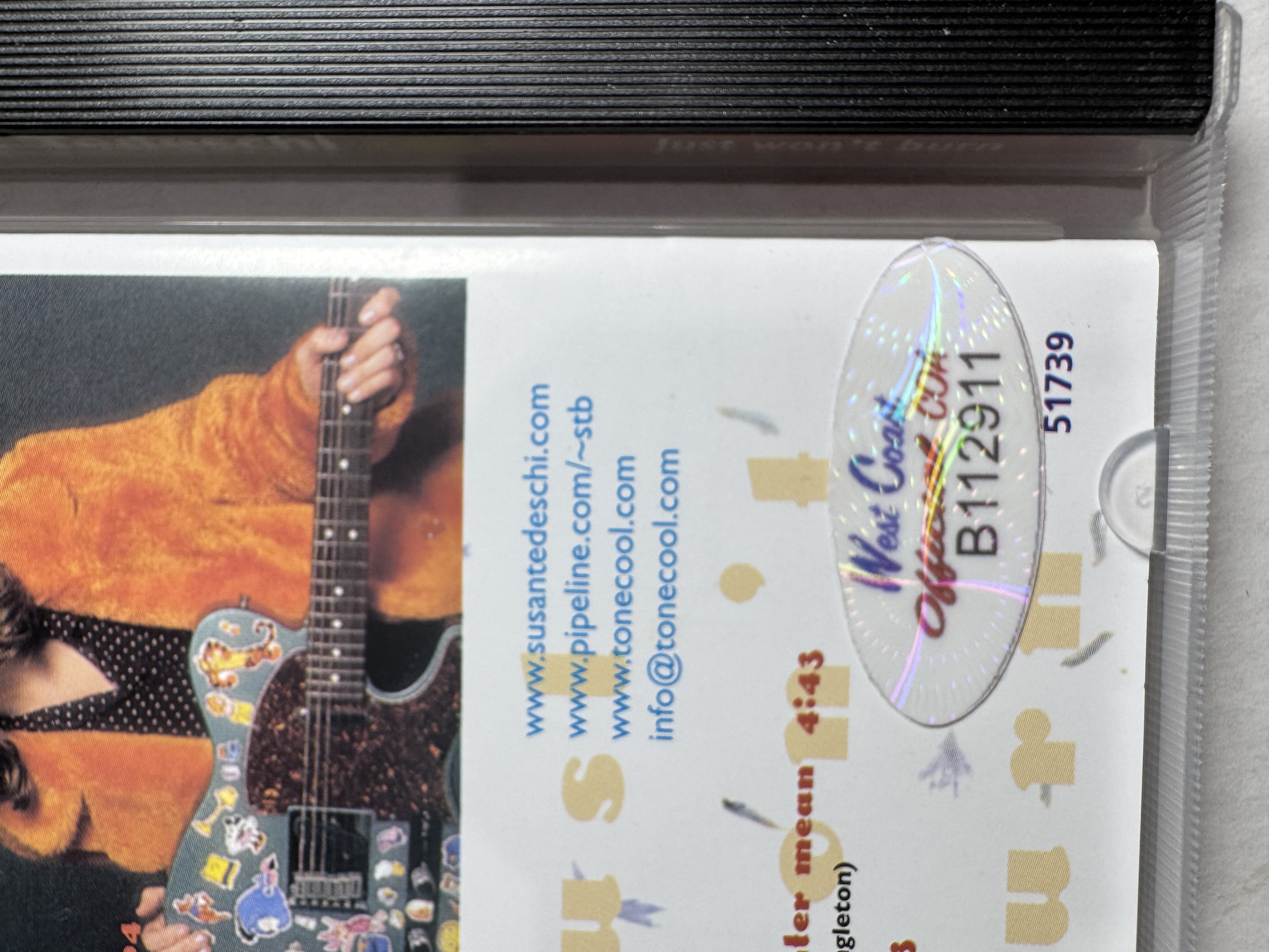 B112911 Susan Tedeschi just won’t burn signed autograph CD