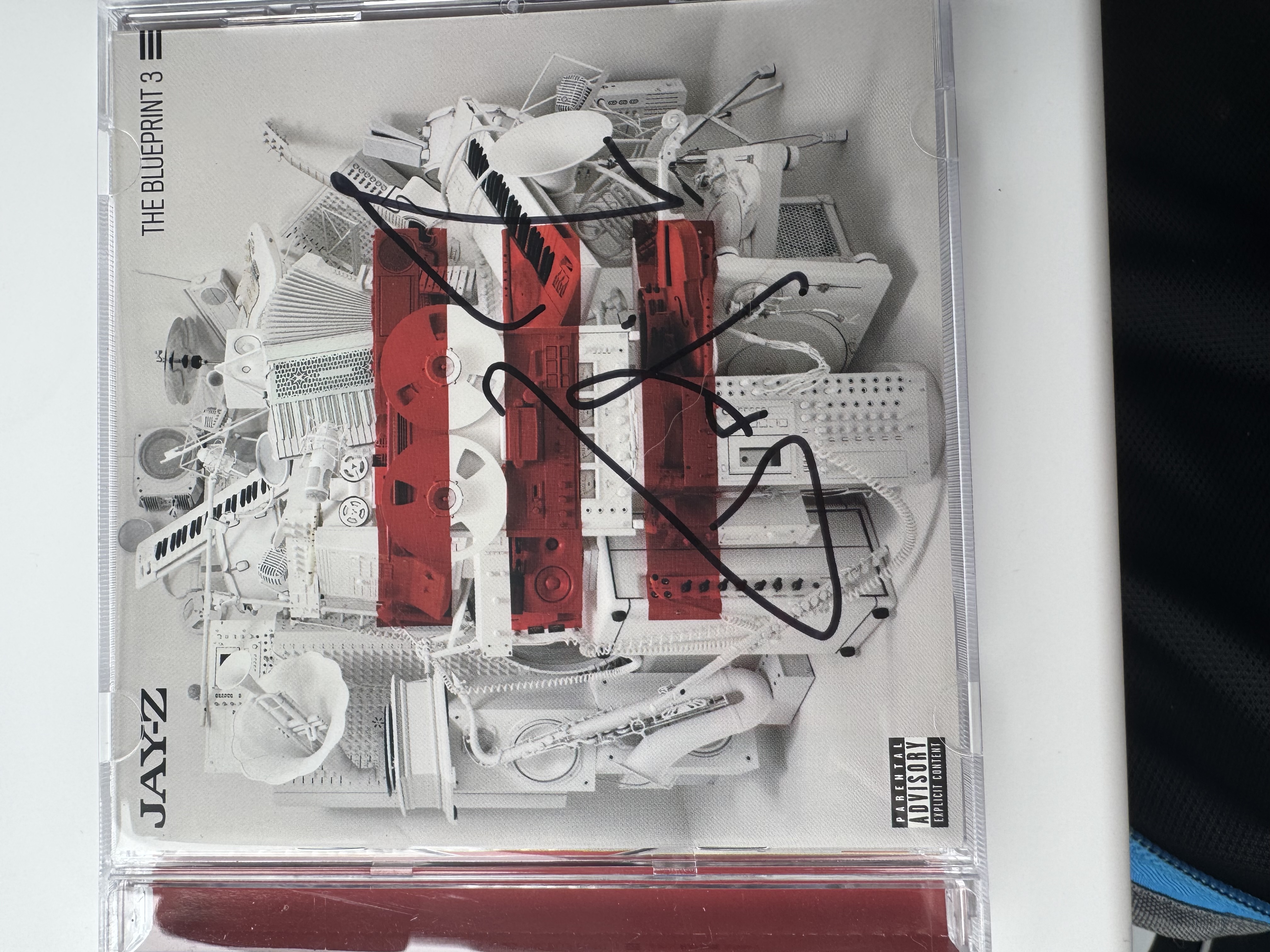 B1277 jay-Z the blueprint 3 signed, autographed CD booklet