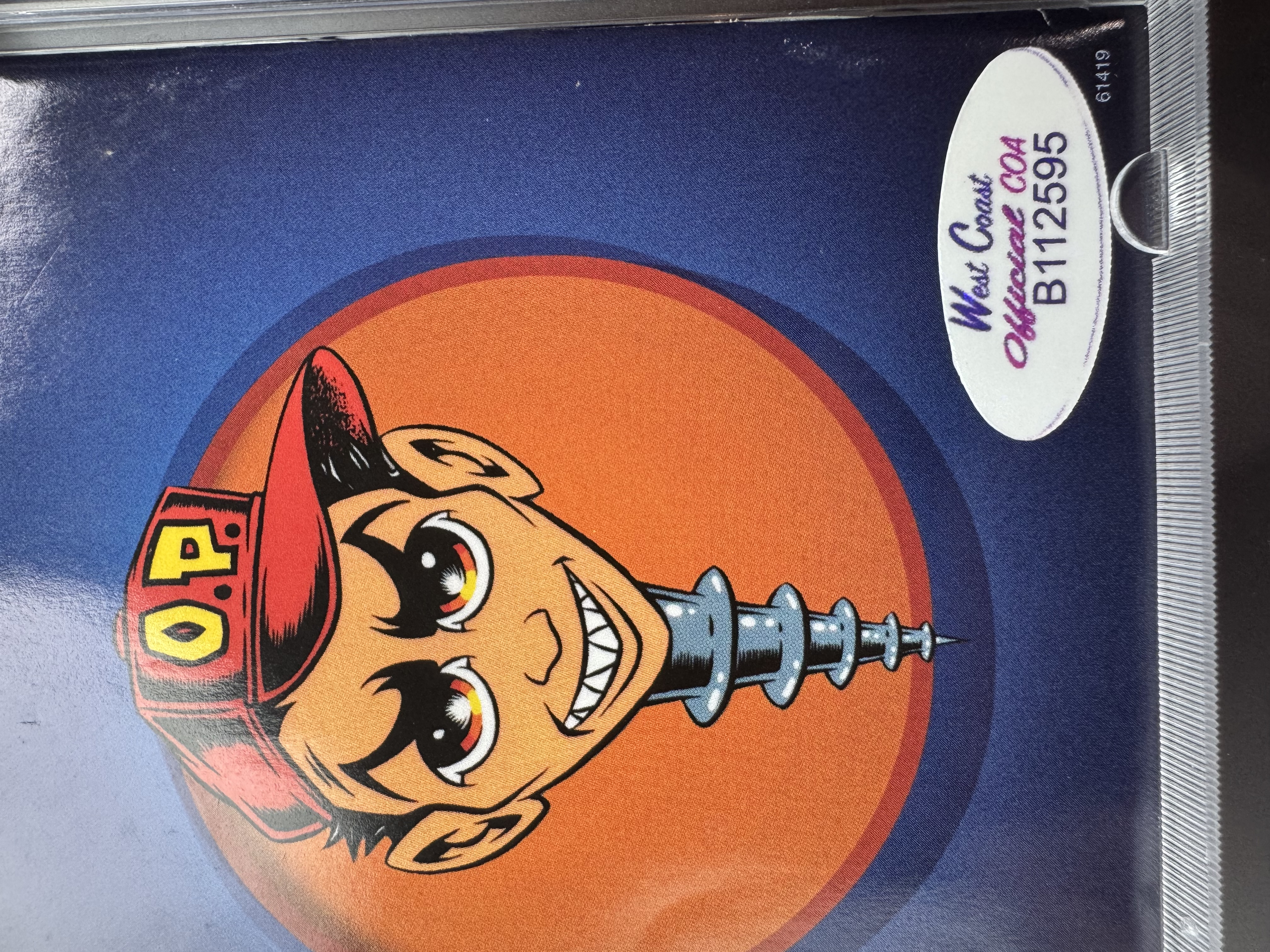 B112595 the offspring conspiracy of one signed by Dexter Holland.