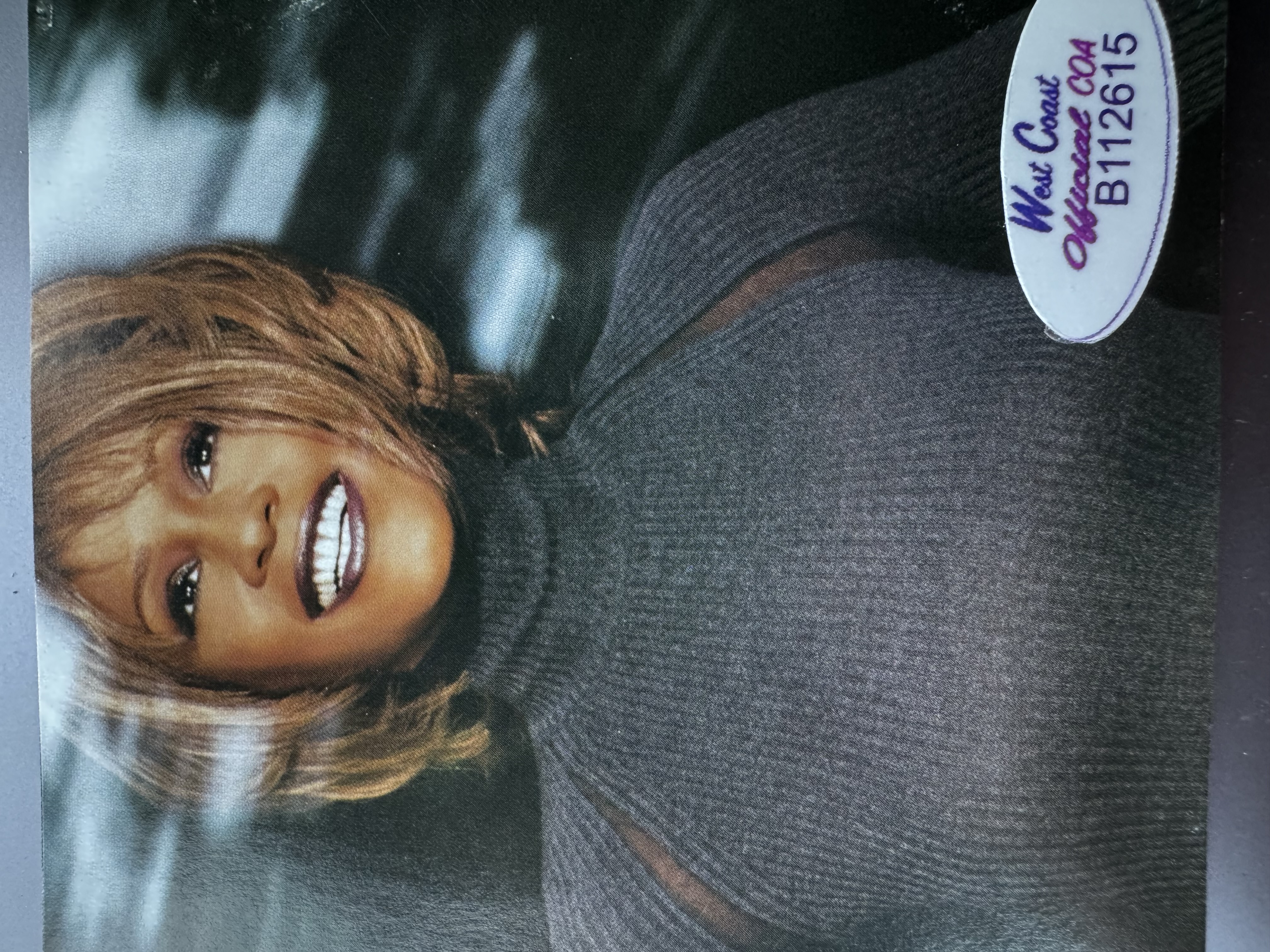 B 112615 Whitney Houston my love is your love signed autograph CD booklet