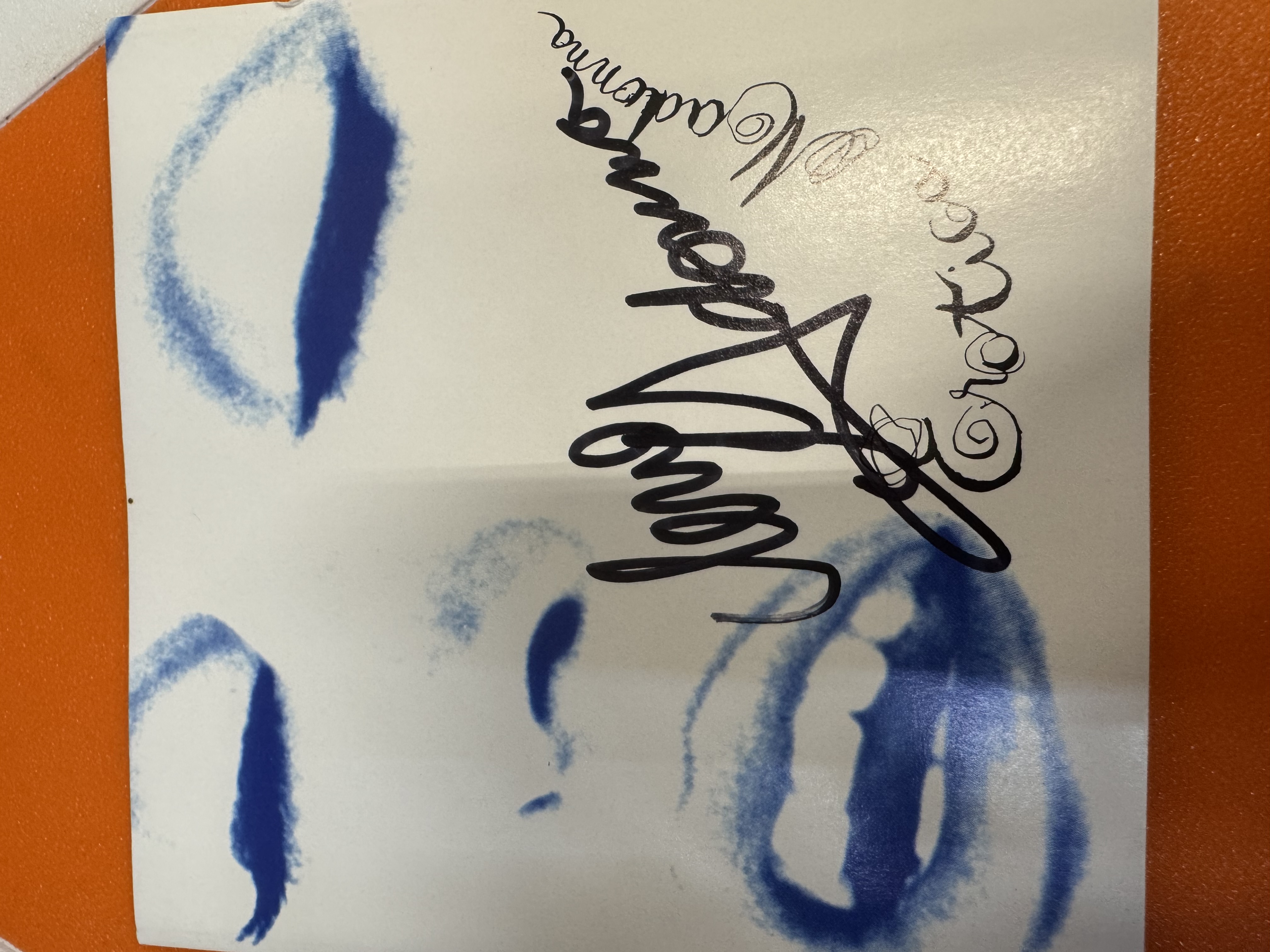 B112795 Madonna erotica signed autograph CD